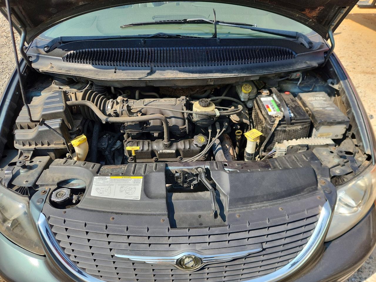2003 Chrysler Town & Country Lxi Green vin: 2C4GP54L23R216535