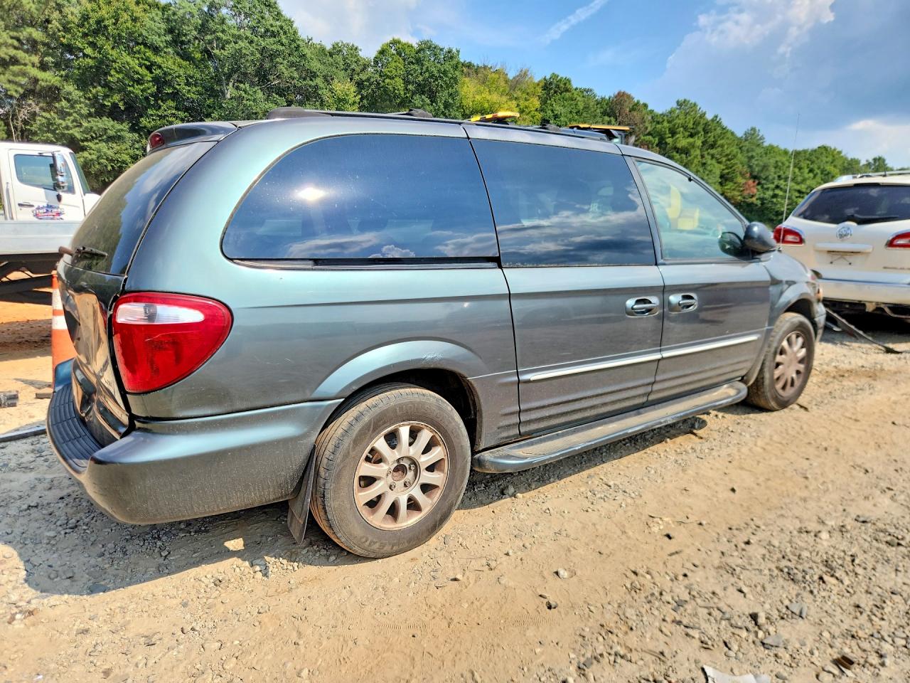 2003 Chrysler Town & Country Lxi Green vin: 2C4GP54L23R216535