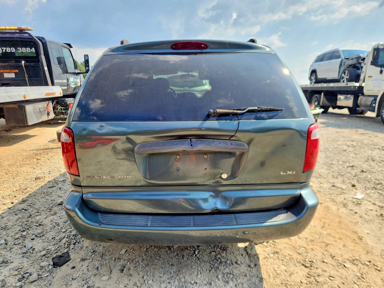 2003 Chrysler Town & Country Lxi Green vin: 2C4GP54L23R216535