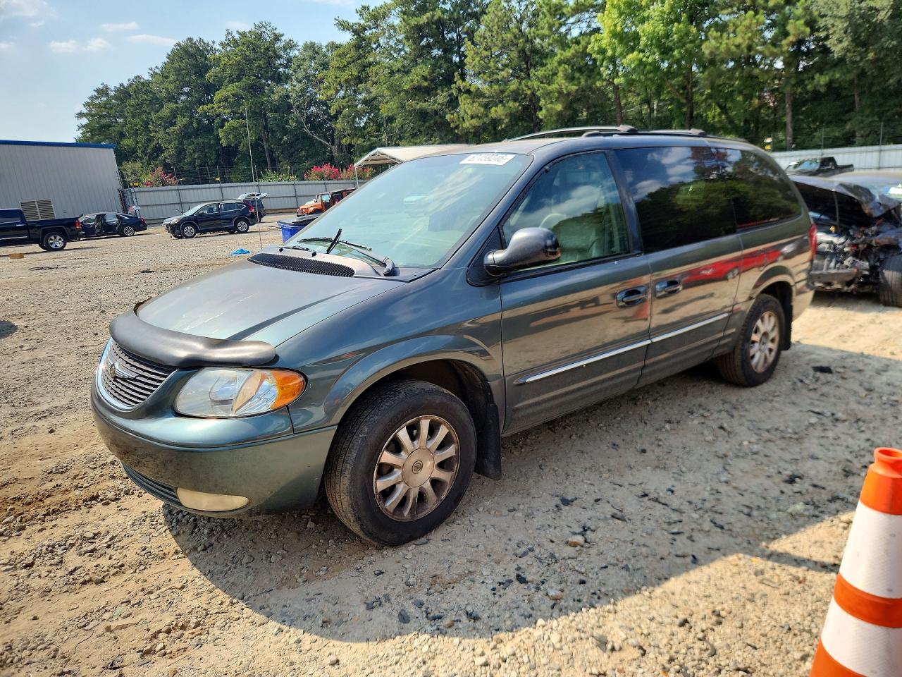 2003 Chrysler Town & Country Lxi Green vin: 2C4GP54L23R216535
