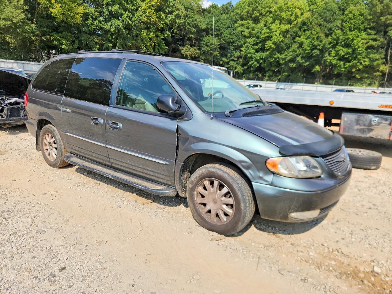 2003 Chrysler Town & Country Lxi Green vin: 2C4GP54L23R216535