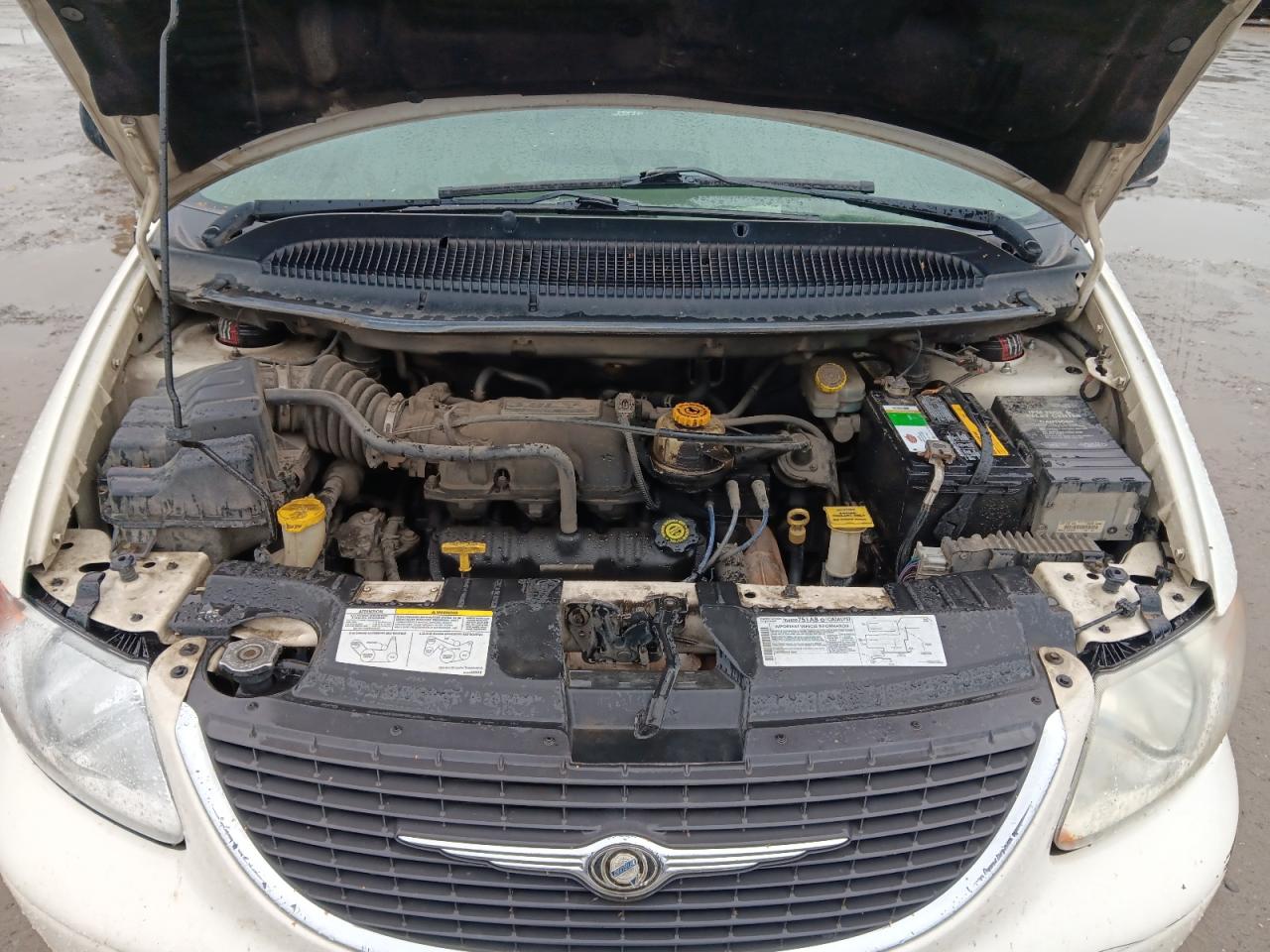 2003 Chrysler Town & Country Lxi White vin: 2C4GP54L23R284883