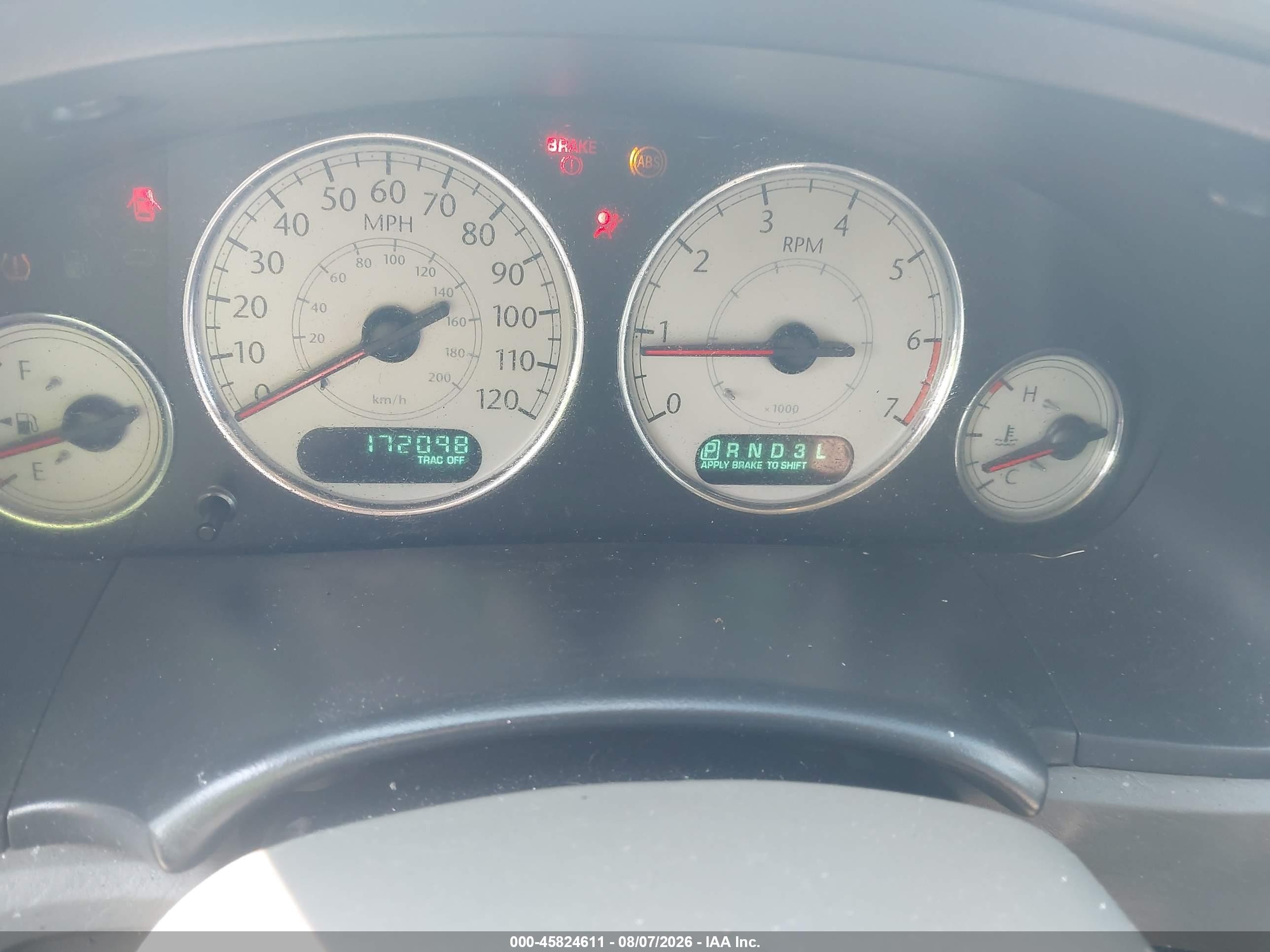 2005 Chrysler Town & Country Touring Черный vin: 2C4GP54L25R233208