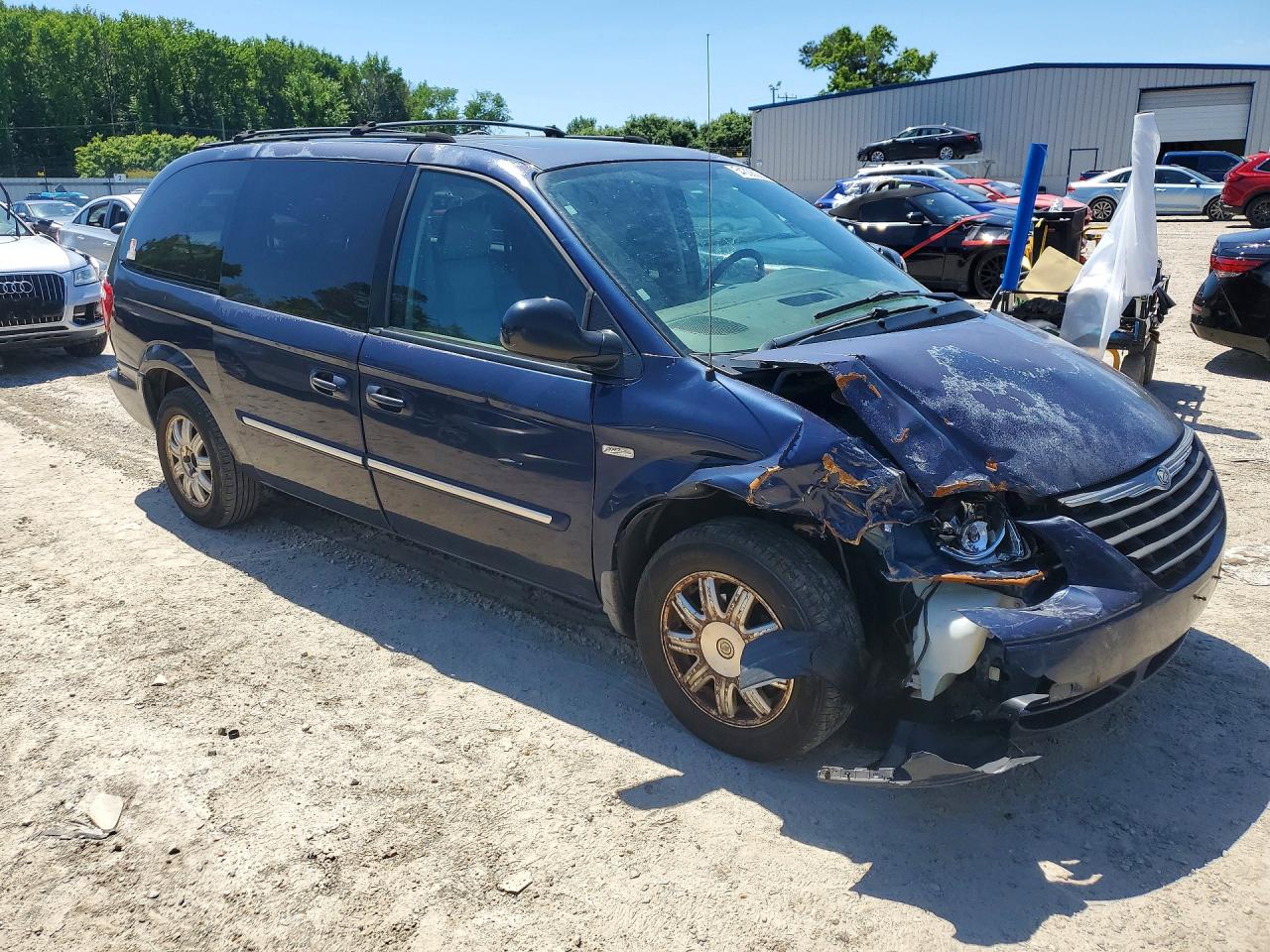 2005 Chrysler Town & Country Touring Blue vin: 2C4GP54L25R292727