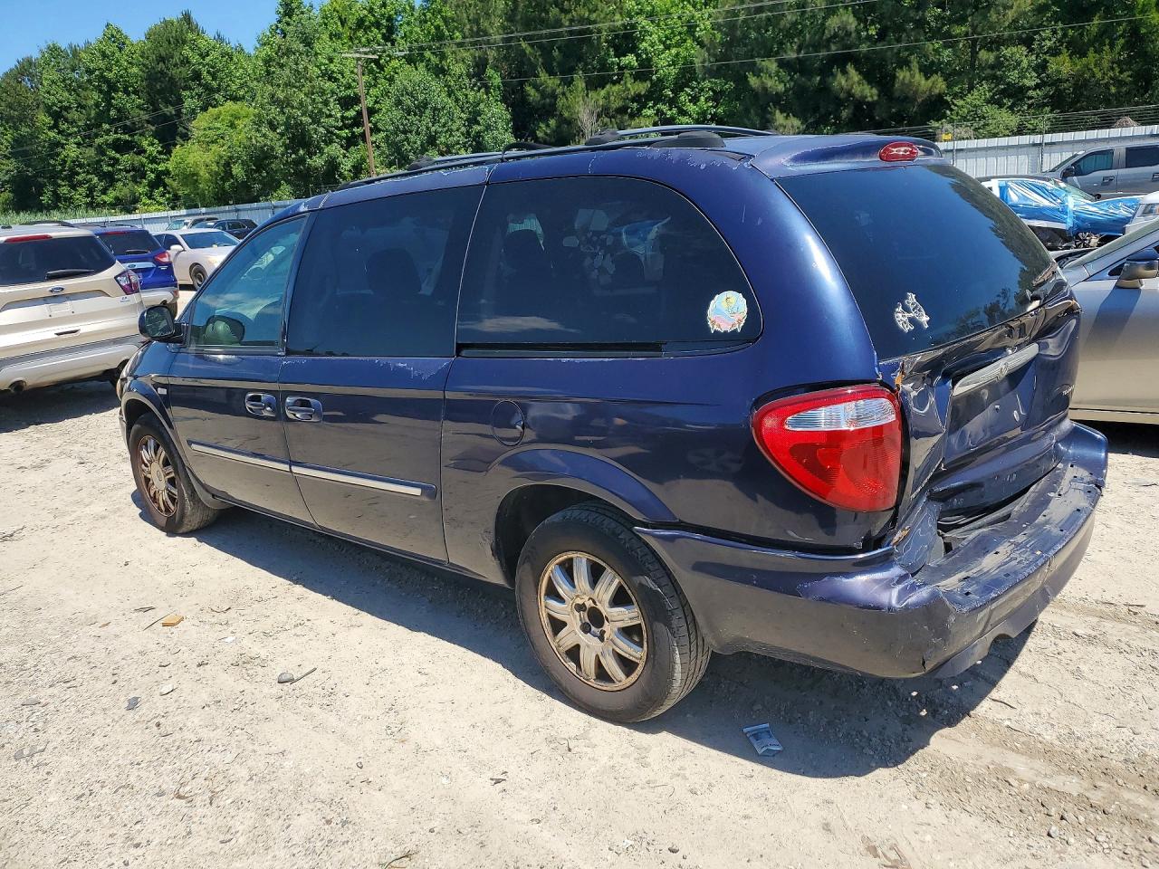 2005 Chrysler Town & Country Touring Blue vin: 2C4GP54L25R292727