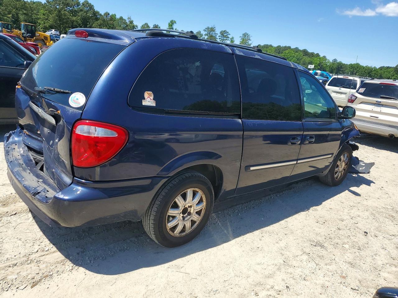 2005 Chrysler Town & Country Touring Blue vin: 2C4GP54L25R292727