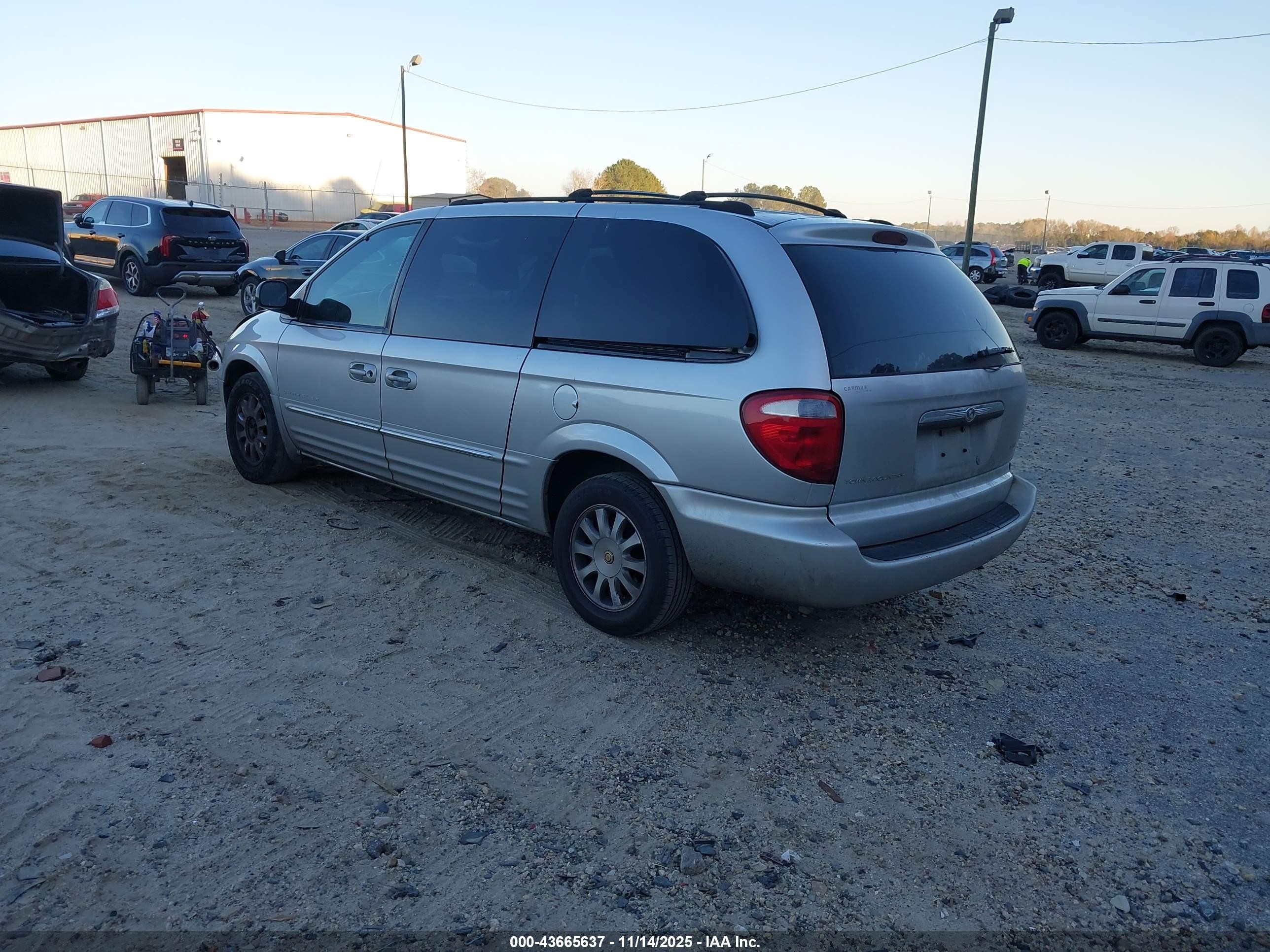 2001 Chrysler Town & Country Lxi Silver vin: 2C4GP54L31R316687