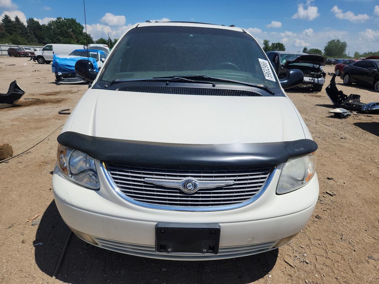 2001 Chrysler Town & Country Lxi White vin: 2C4GP54L31R375030