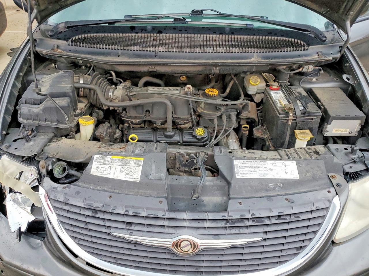 2004 Chrysler Town & Country Touring Gray vin: 2C4GP54L34R544287