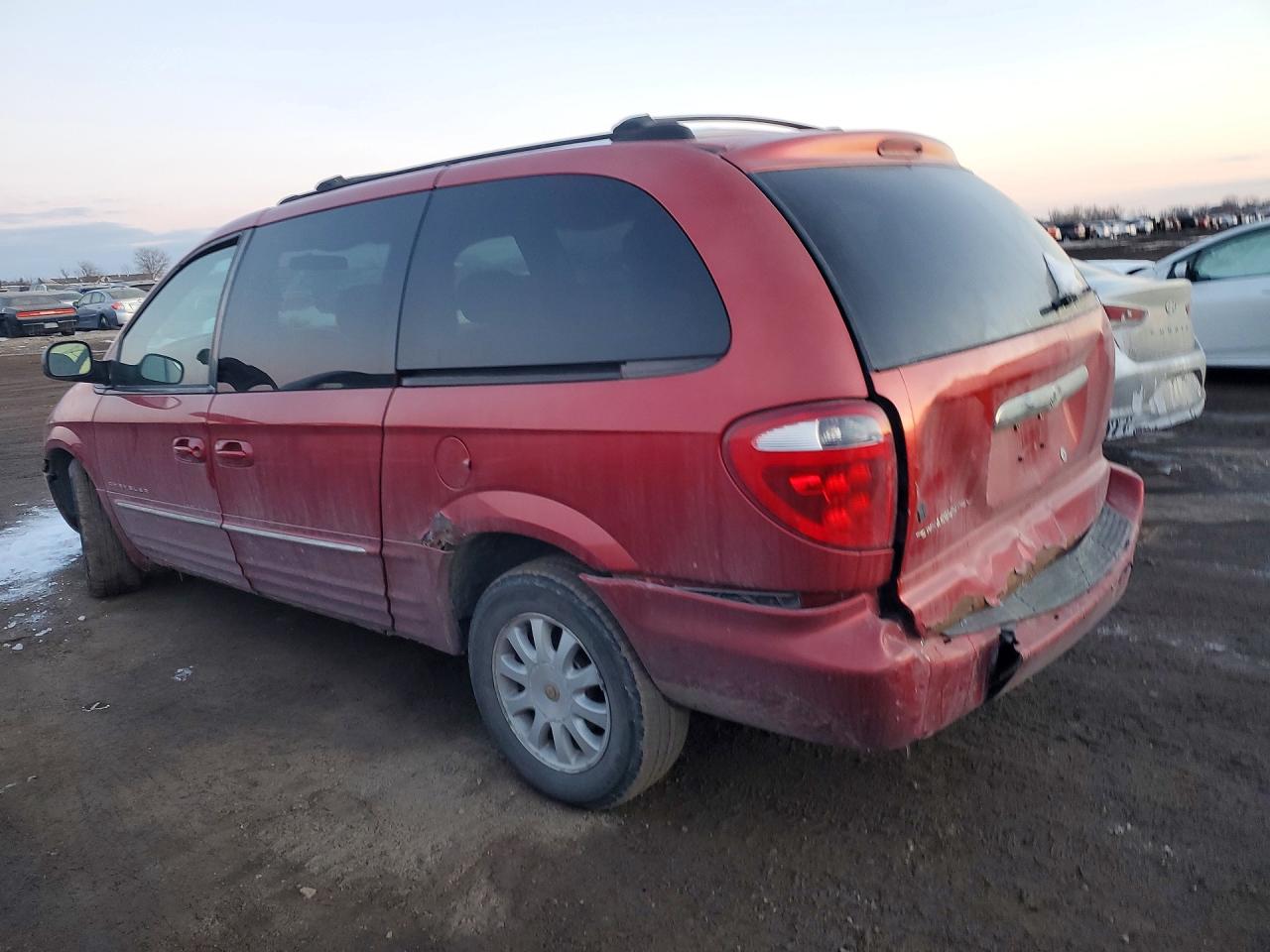 2001 Chrysler Town & Country Lxi Red vin: 2C4GP54L41R331506