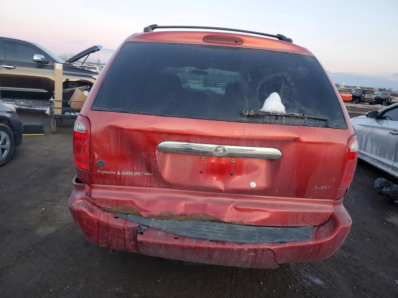 2001 Chrysler Town & Country Lxi Red vin: 2C4GP54L41R331506