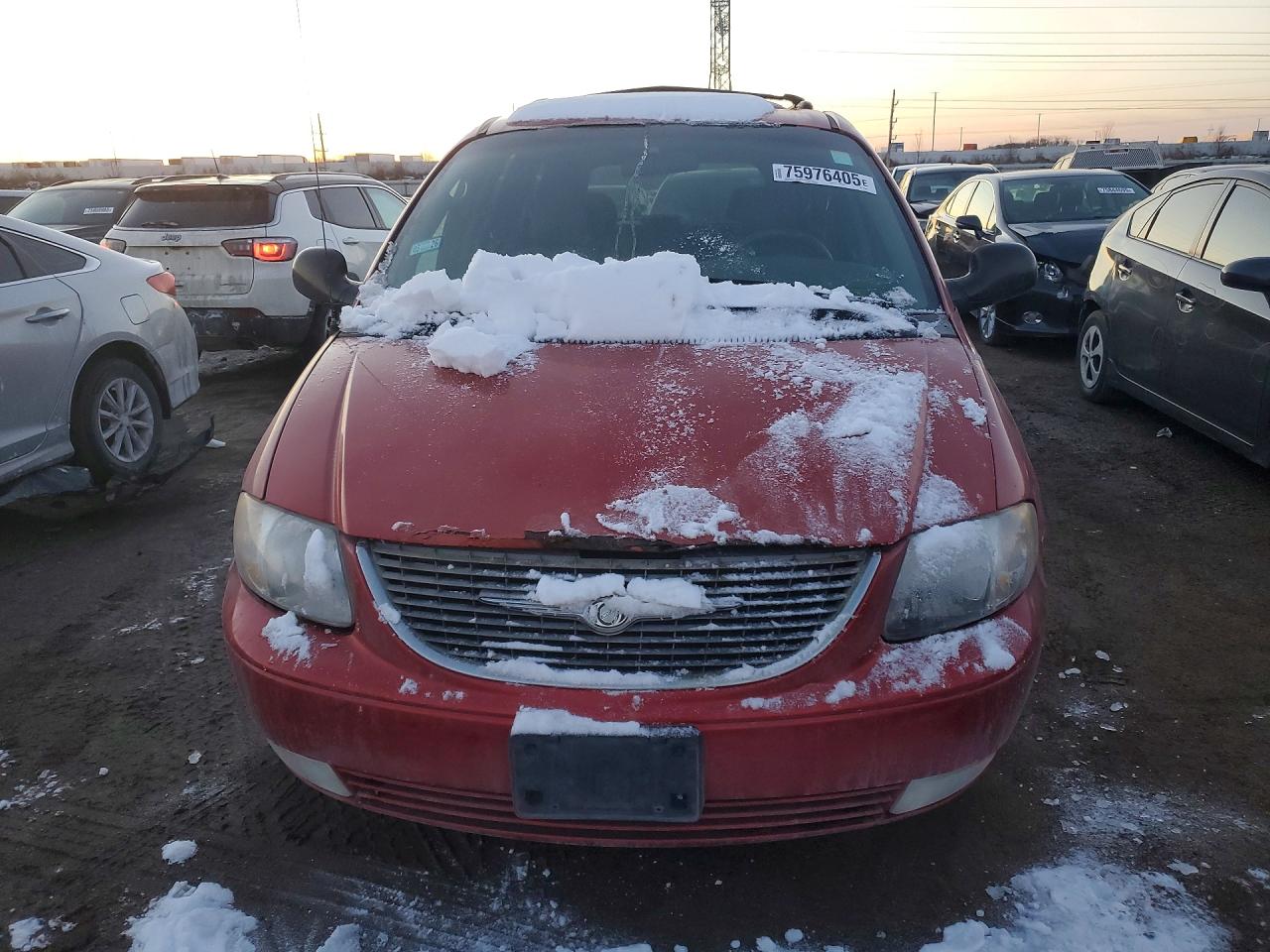 2001 Chrysler Town & Country Lxi Red vin: 2C4GP54L41R331506