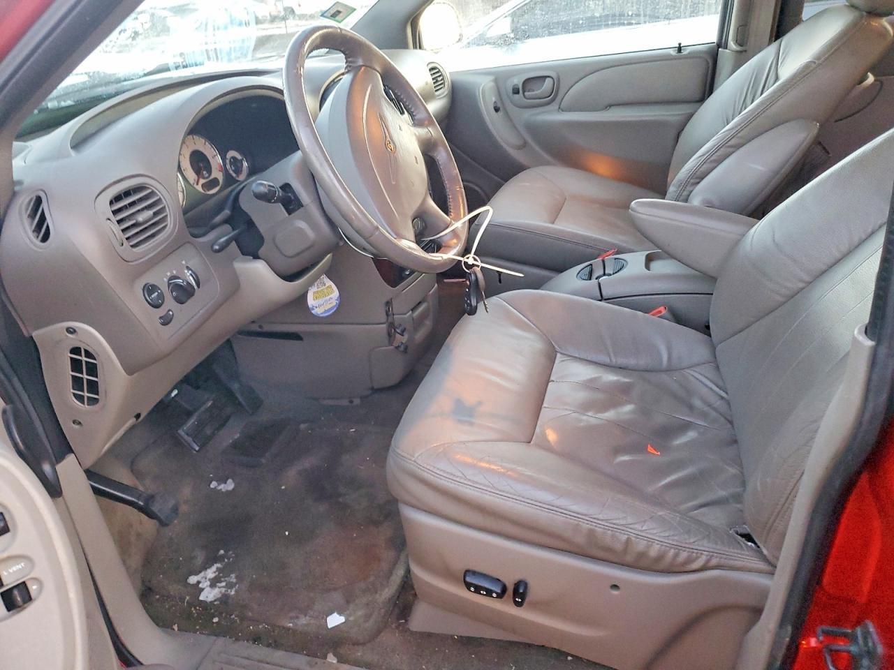 2001 Chrysler Town & Country Lxi Red vin: 2C4GP54L41R331506