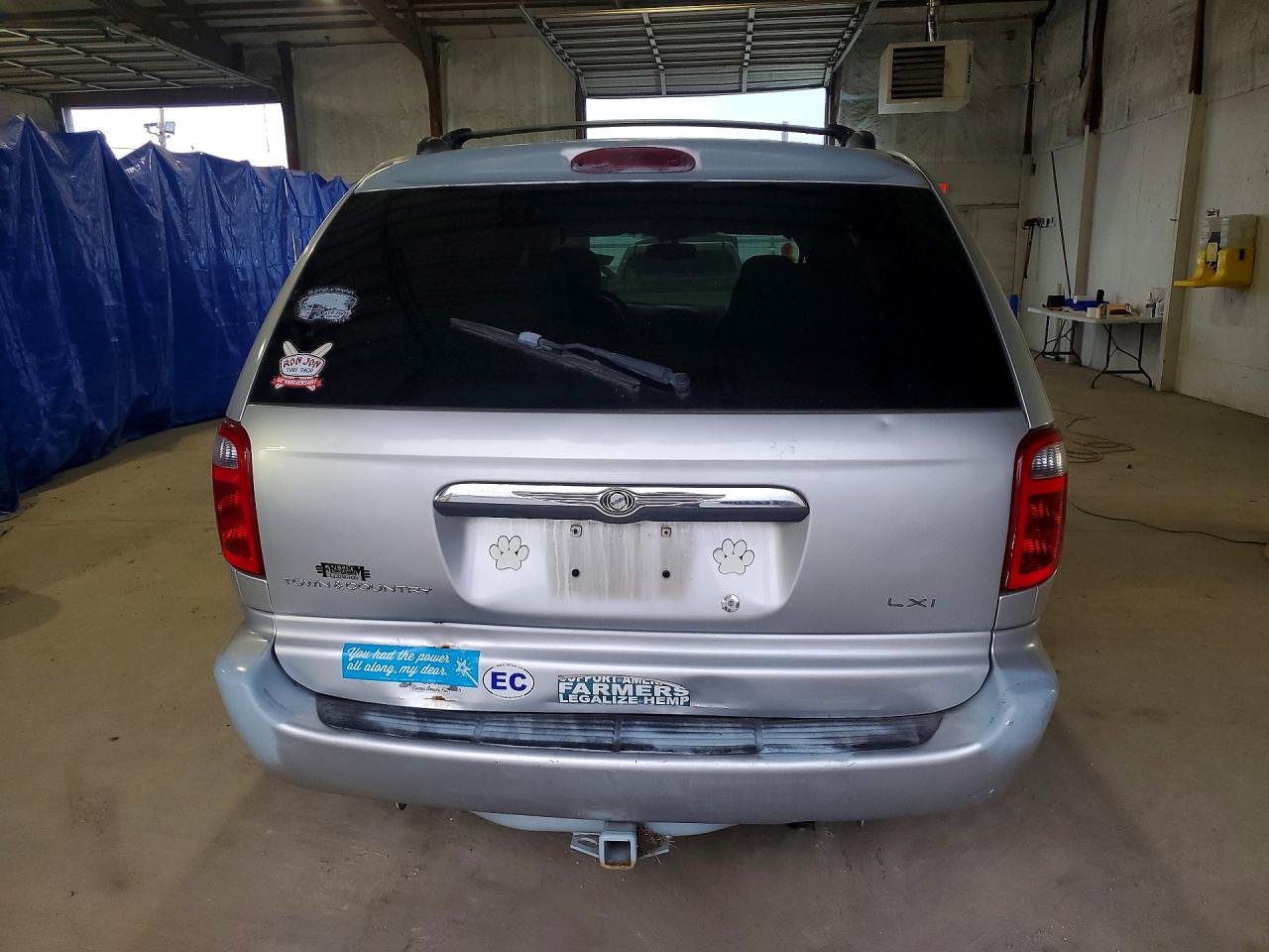 2003 Chrysler Town & Country Lxi Silver vin: 2C4GP54L43R354349