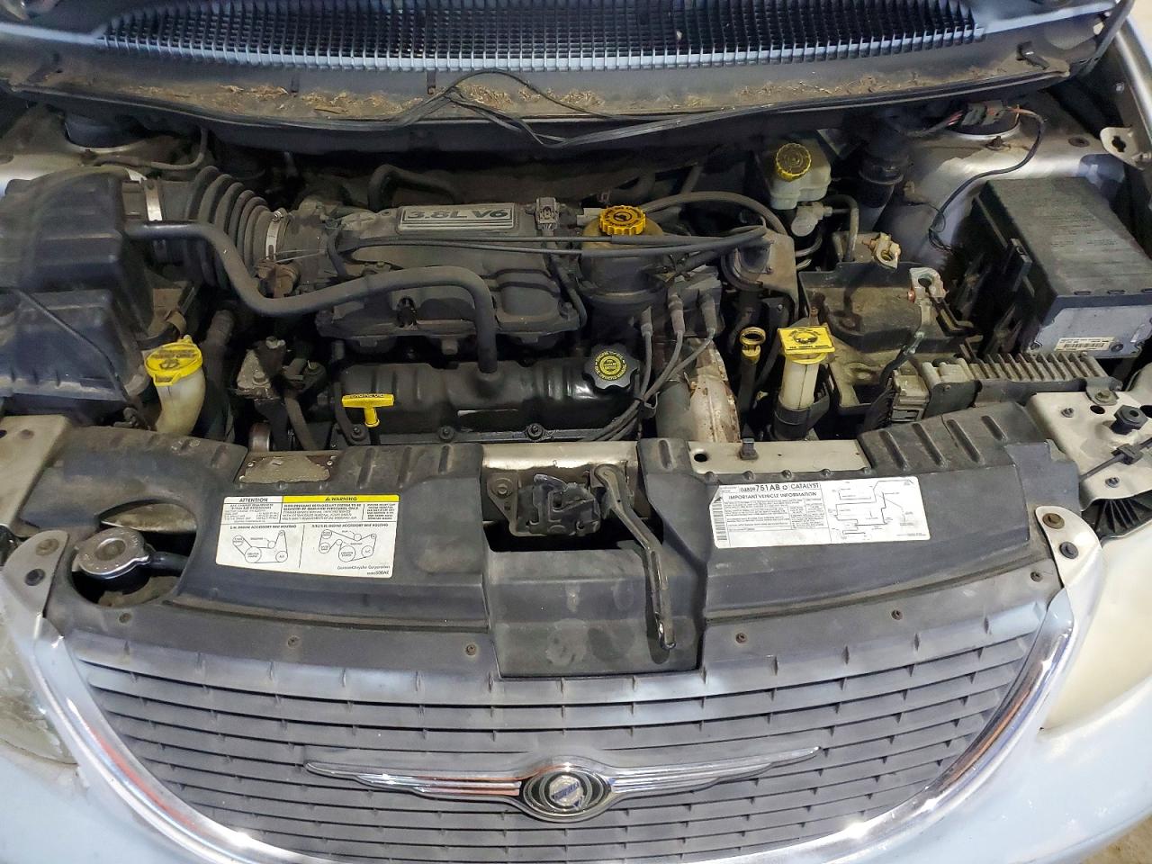 2003 Chrysler Town & Country Lxi Silver vin: 2C4GP54L43R354349