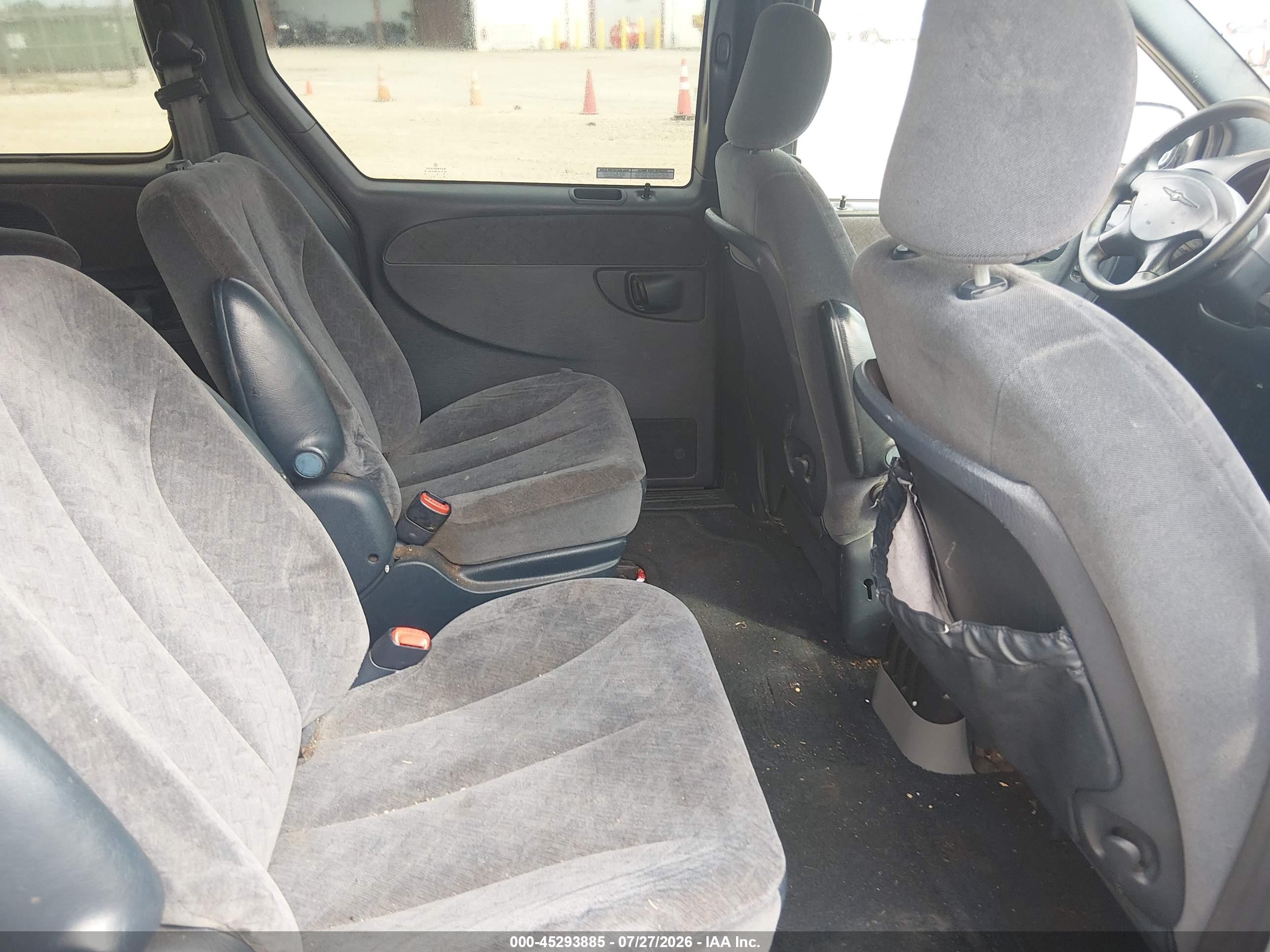 2001 Chrysler Town & Country Lxi Blue vin: 2C4GP54L51R139463