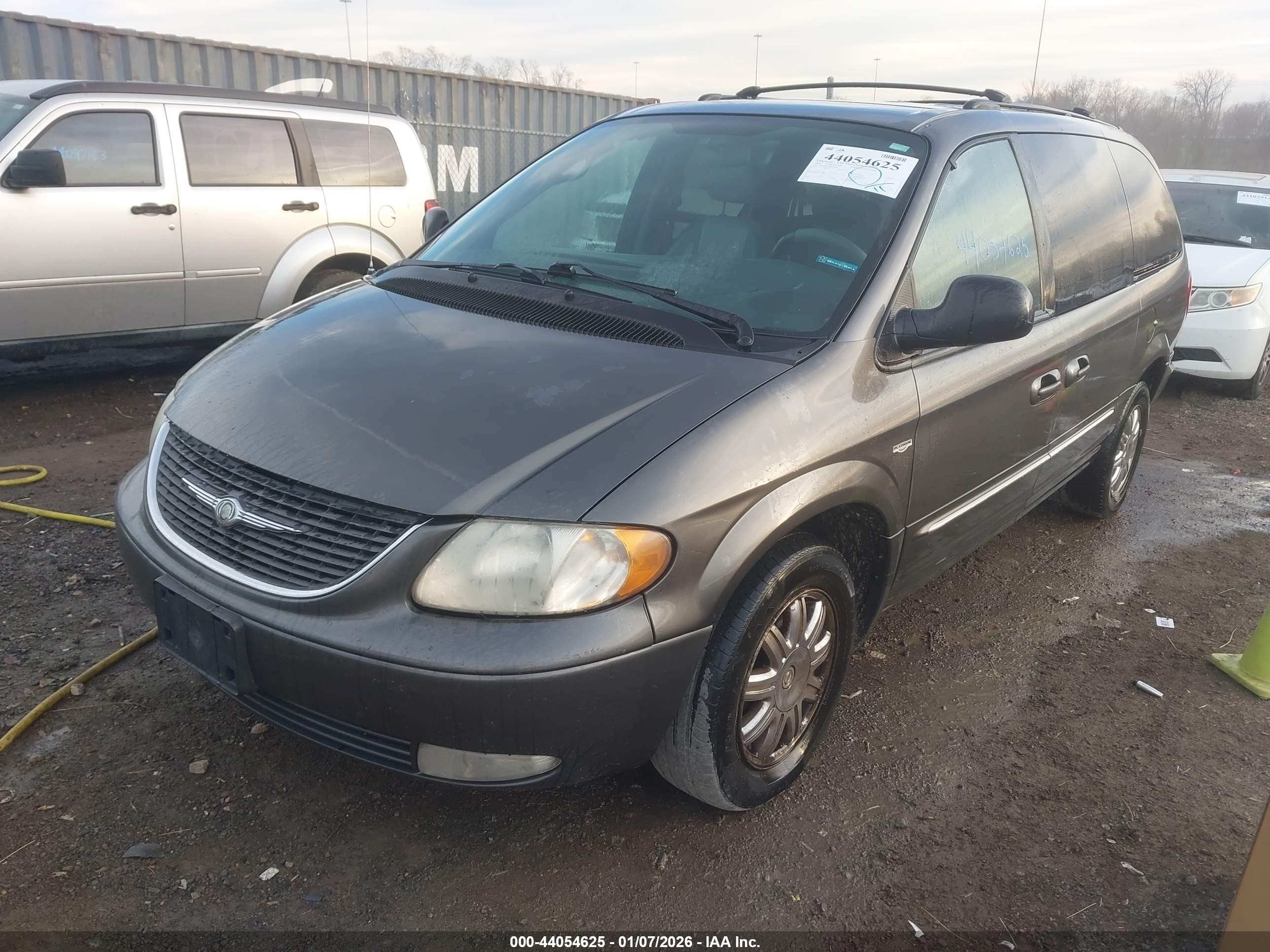 2004 Chrysler Town & Country Touring Серый vin: 2C4GP54L54R520766
