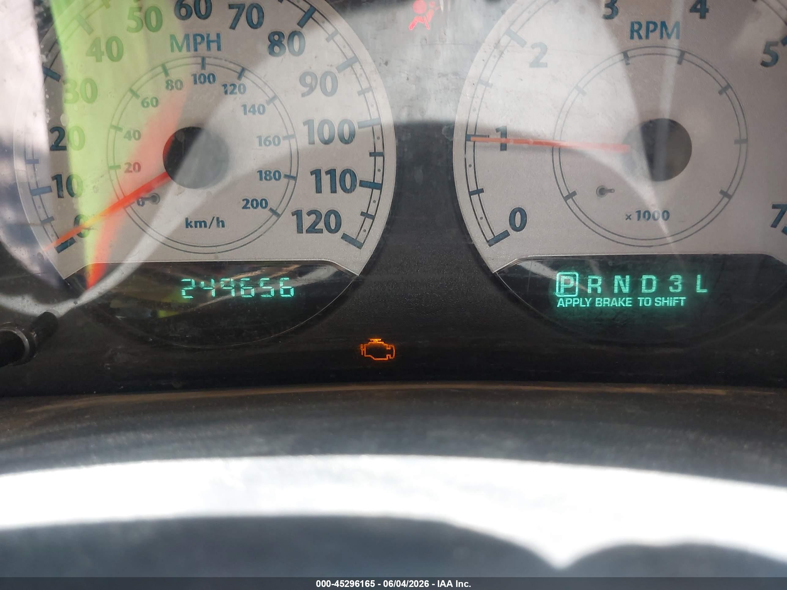 2005 Chrysler Town & Country Touring Blue vin: 2C4GP54L65R356204
