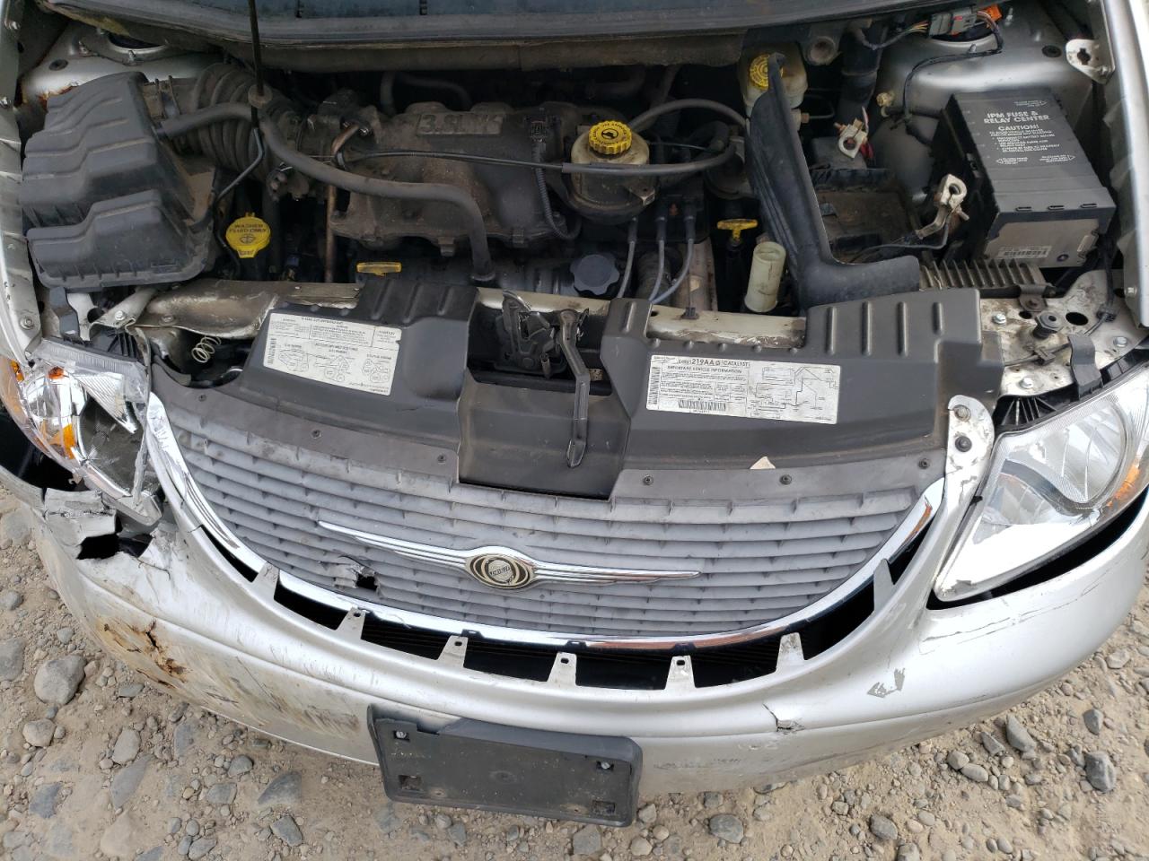 2001 Chrysler Town & Country Lxi Silver vin: 2C4GP54L71R260642