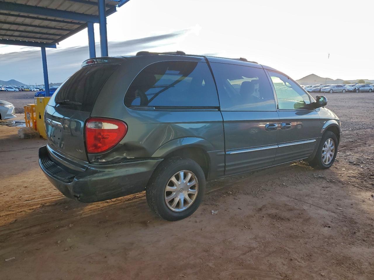 2003 Chrysler Town & Country Lxi Green vin: 2C4GP54L73R228339