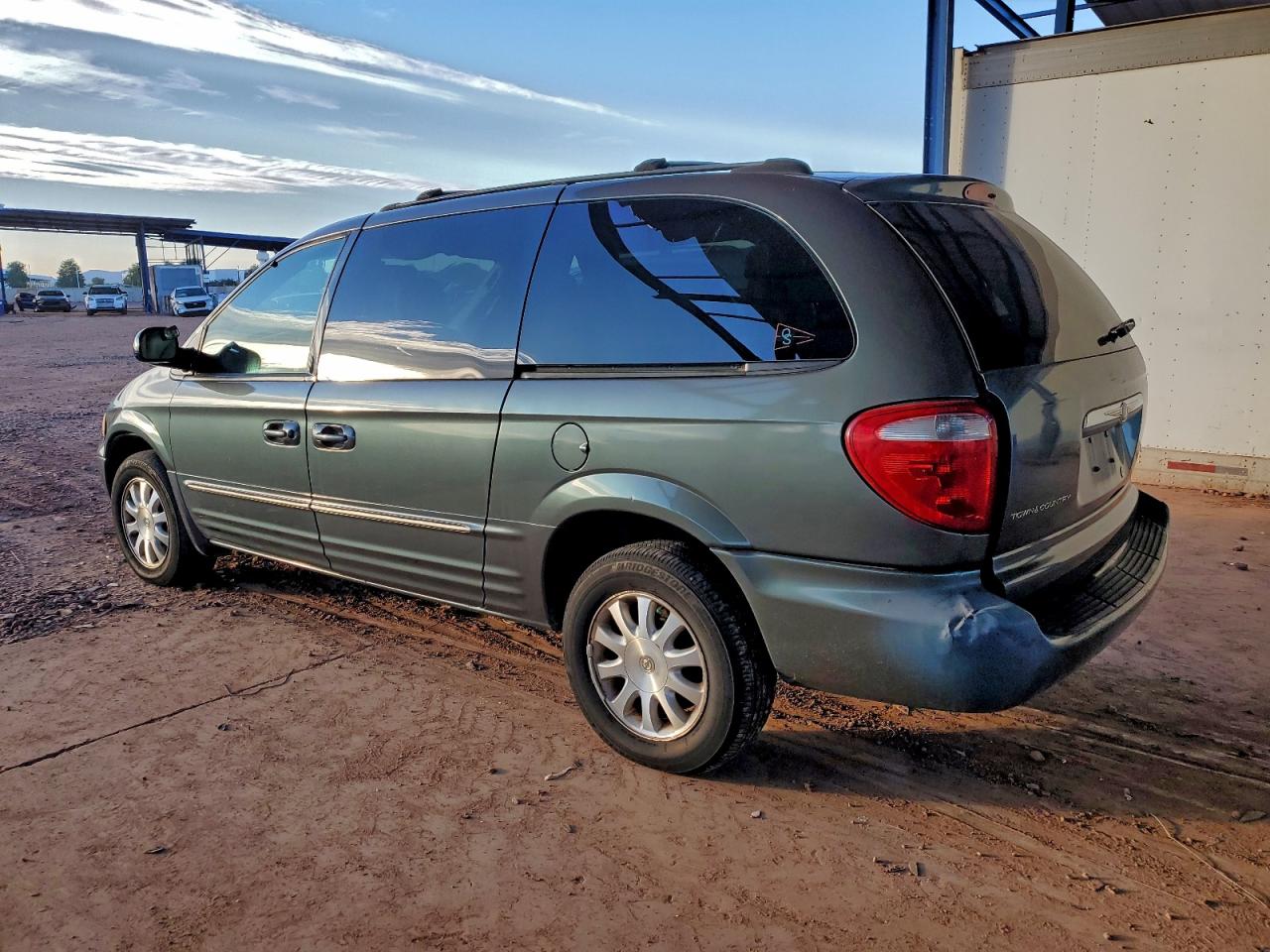 2003 Chrysler Town & Country Lxi Green vin: 2C4GP54L73R228339