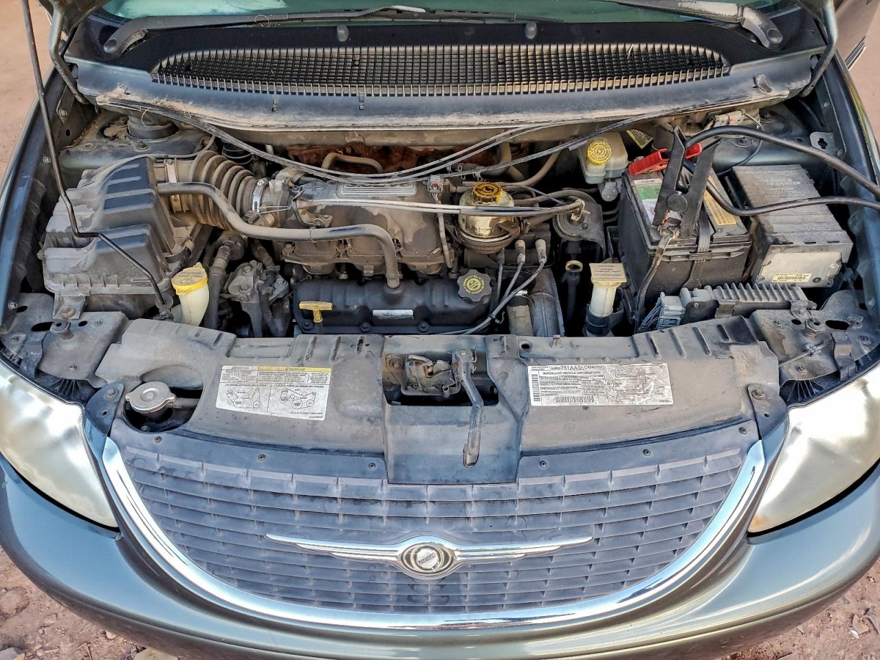 2003 Chrysler Town & Country Lxi Green vin: 2C4GP54L73R228339