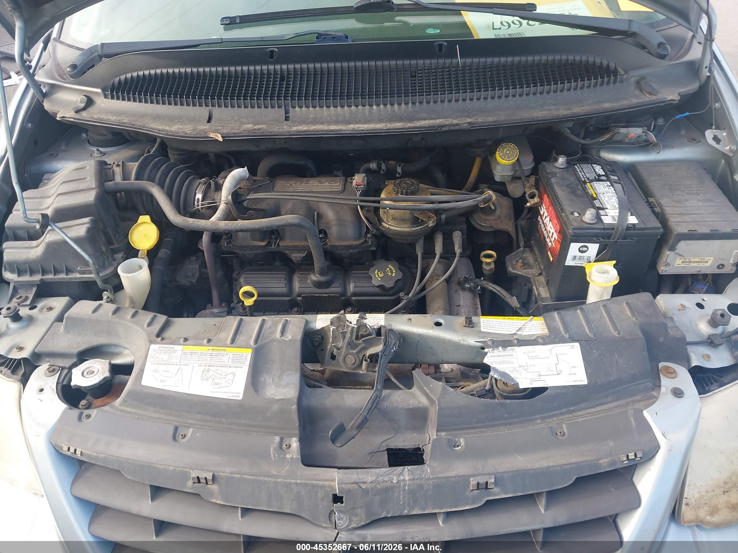 2005 Chrysler Town & Country Touring Blue vin: 2C4GP54L75R425479
