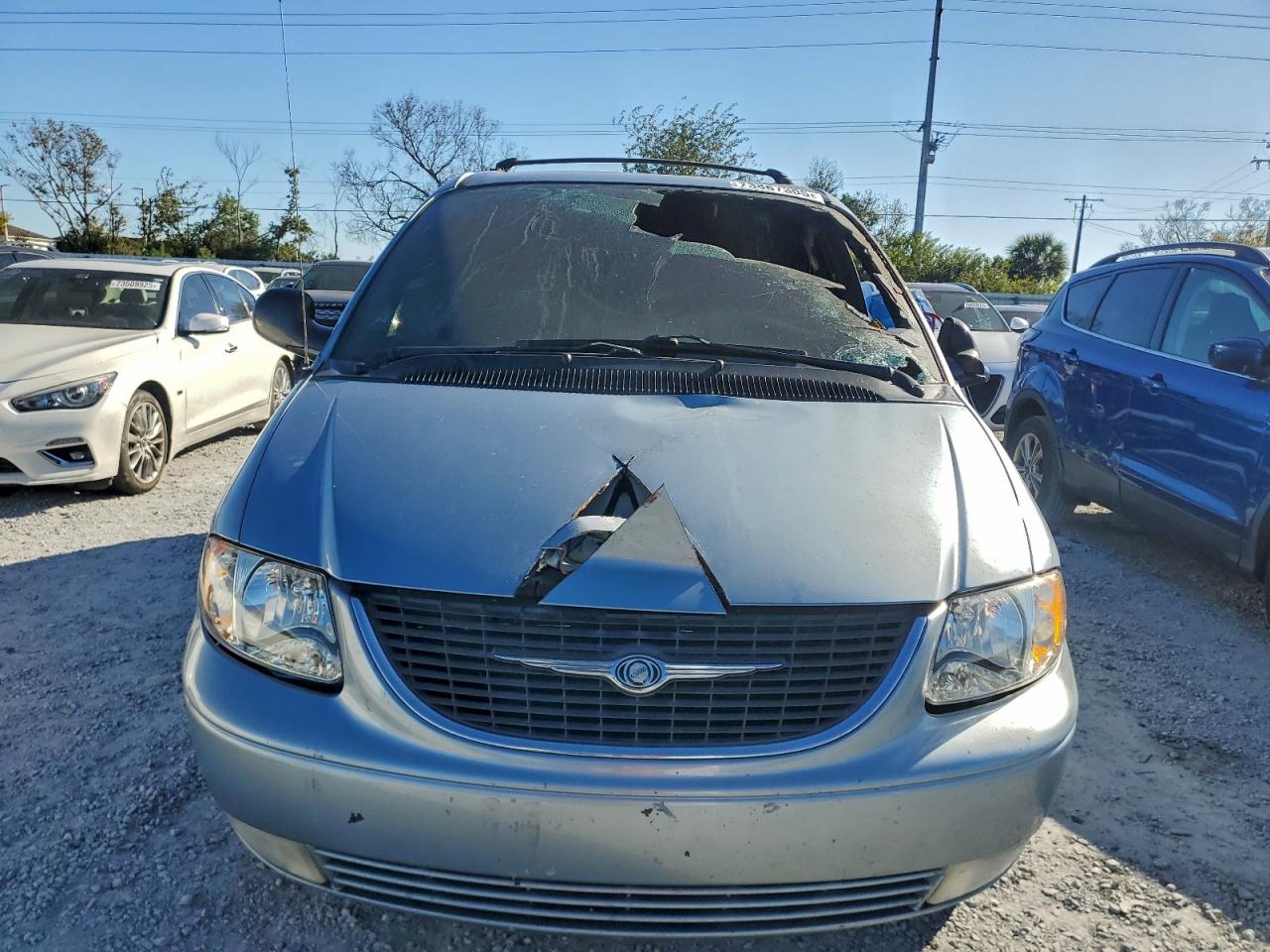 2003 Chrysler Town & Country Lxi Blue vin: 2C4GP54L83R261608