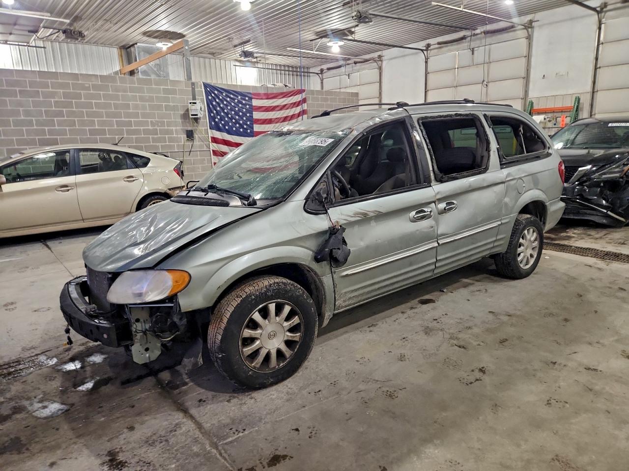 2003 Chrysler Town & Country Lxi Серый vin: 2C4GP54L83R312573