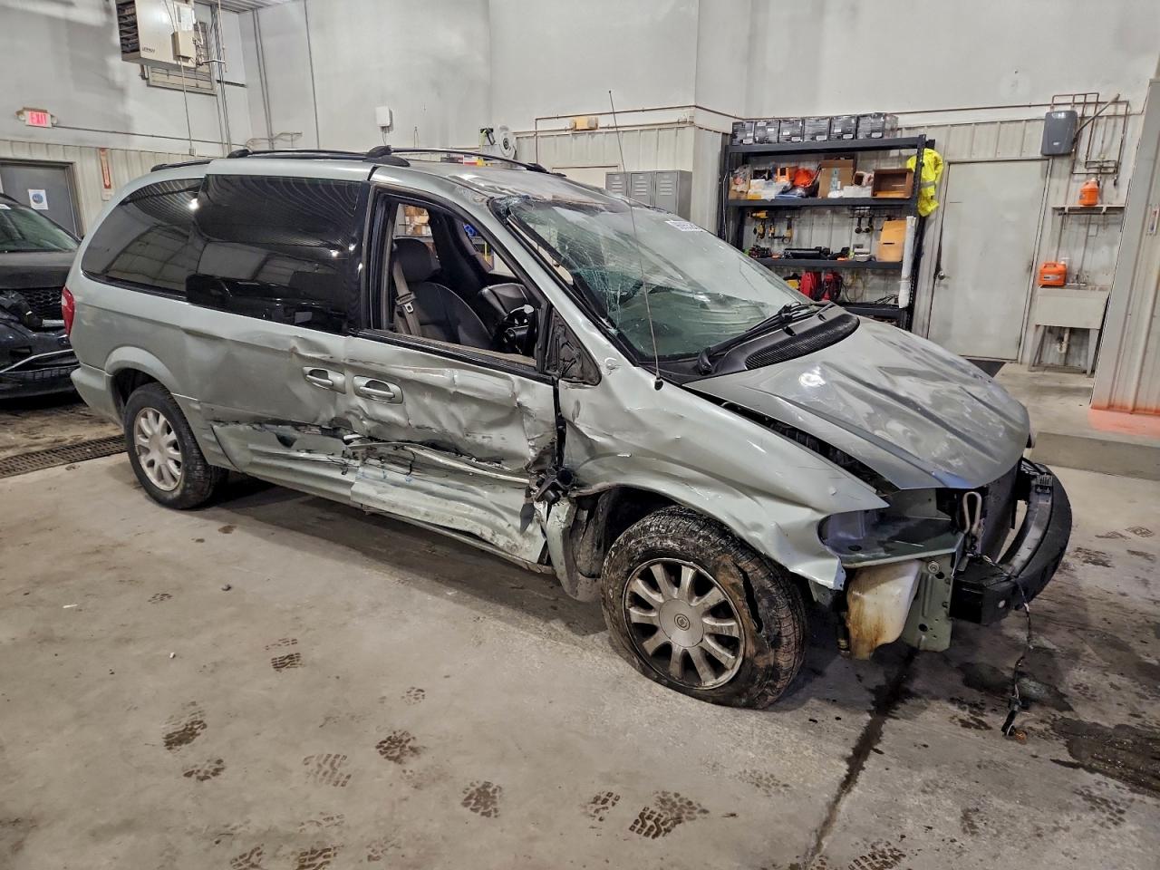 2003 Chrysler Town & Country Lxi Gray vin: 2C4GP54L83R312573