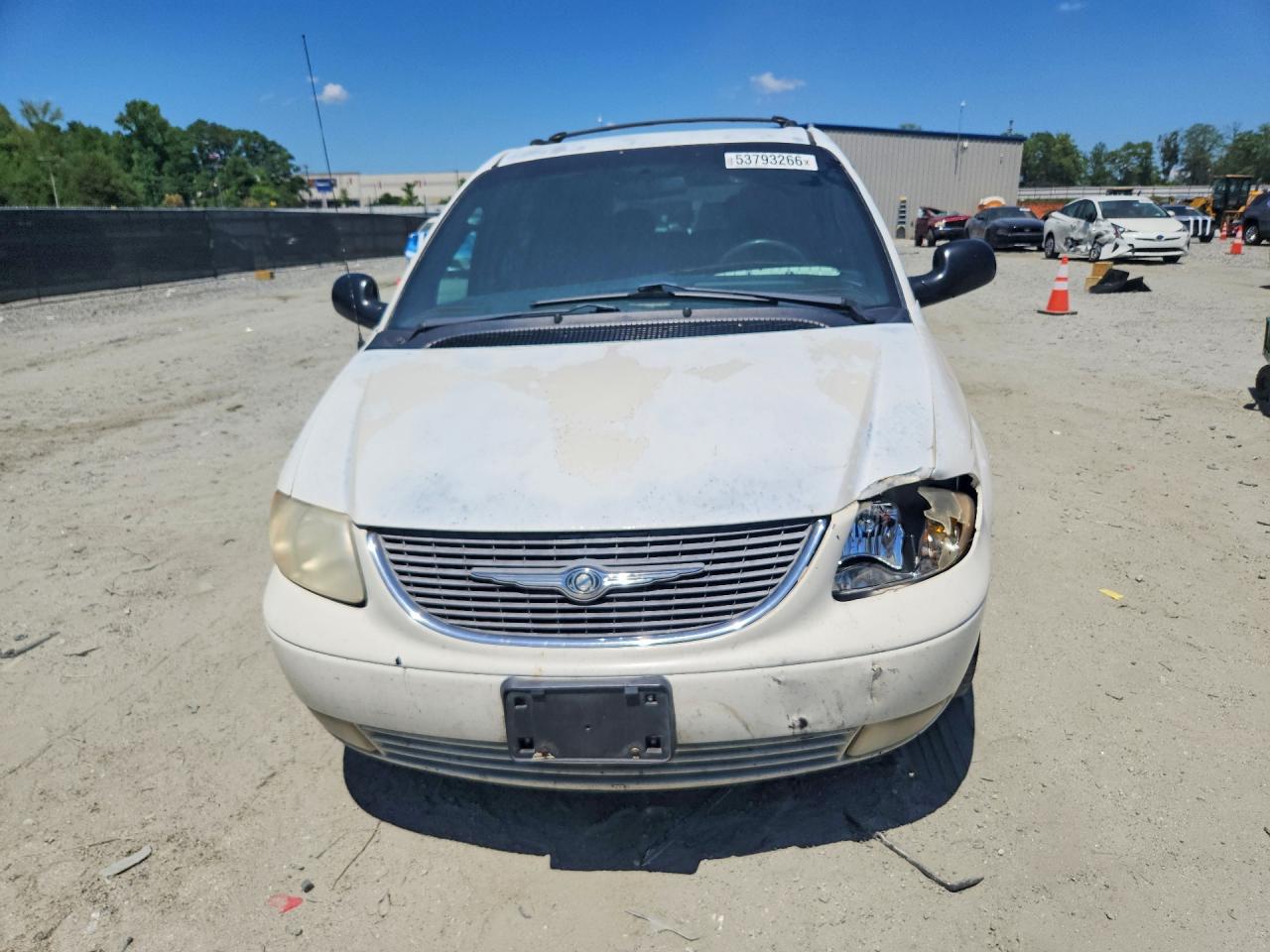 2001 Chrysler Town & Country Lxi White vin: 2C4GP54L91R415370