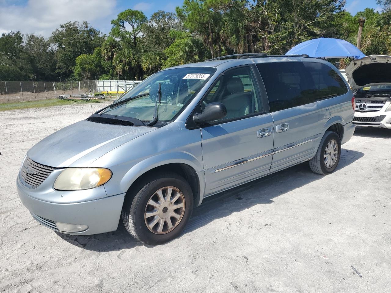 2003 Chrysler Town & Country Lxi Blue vin: 2C4GP54L93R112169