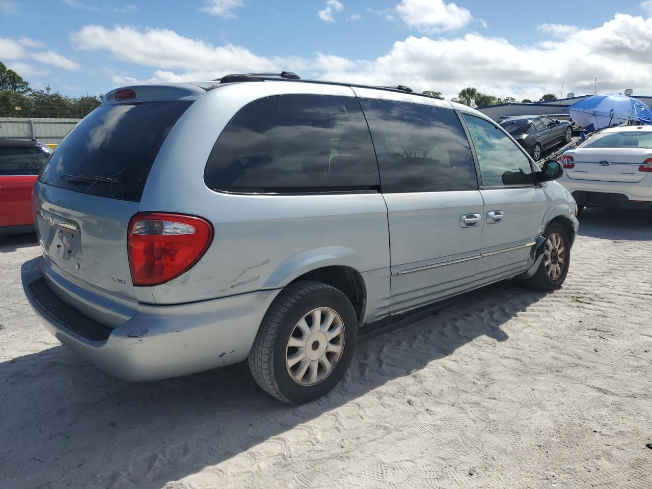 2003 Chrysler Town & Country Lxi Blue vin: 2C4GP54L93R112169