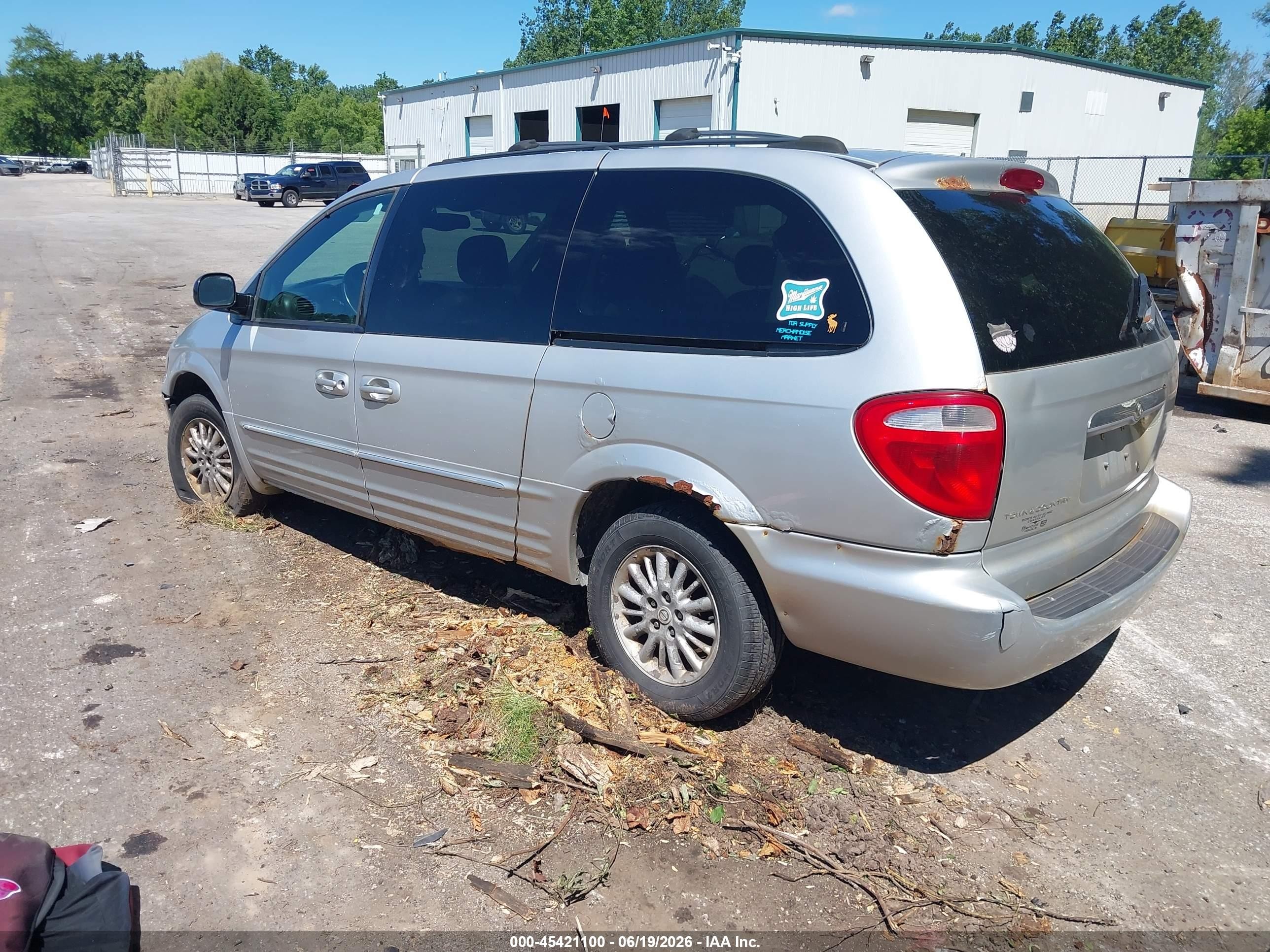 2004 Chrysler Town & Country Touring Серебряный vin: 2C4GP54L94R528823