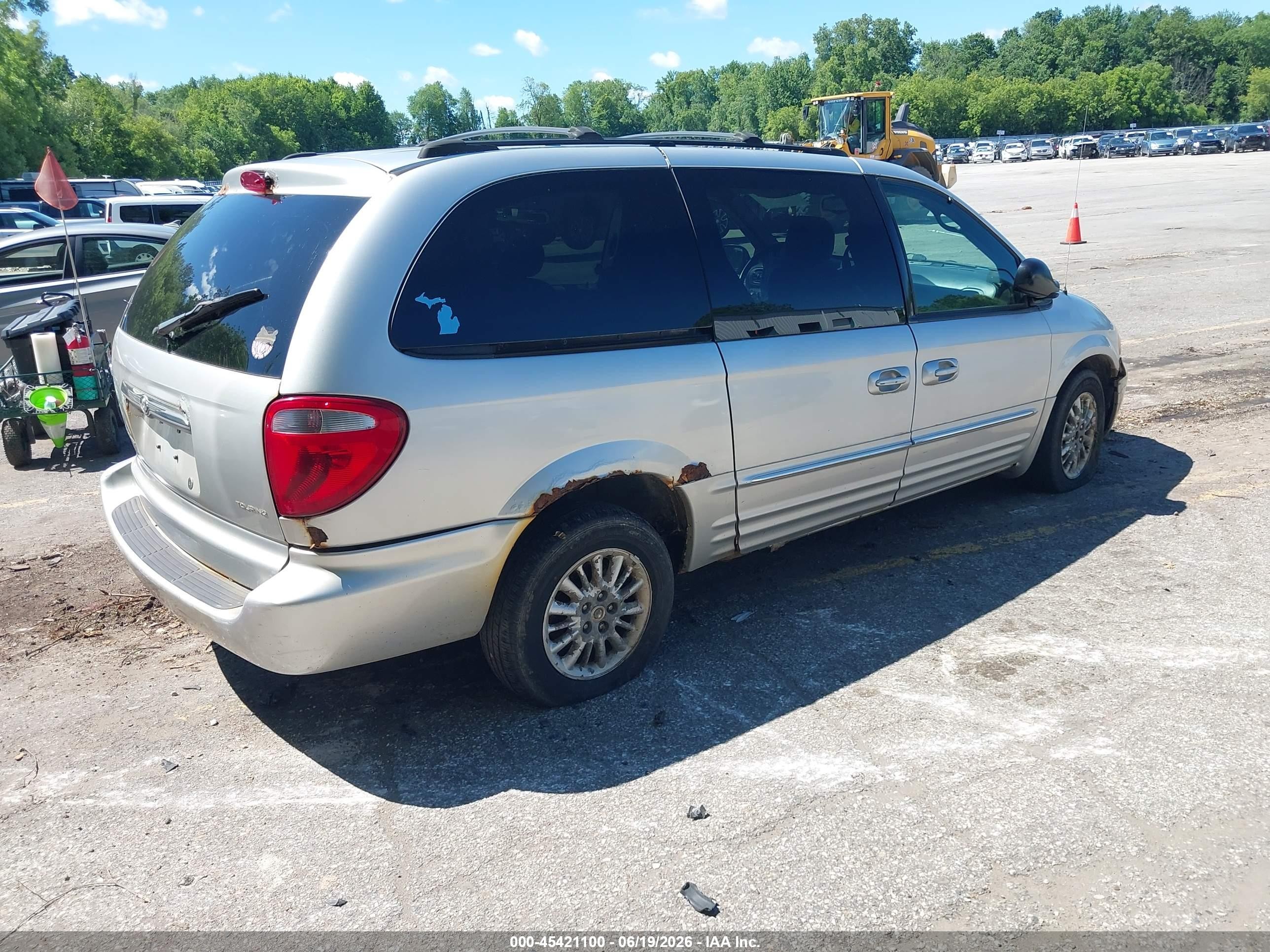 2004 Chrysler Town & Country Touring Серебряный vin: 2C4GP54L94R528823