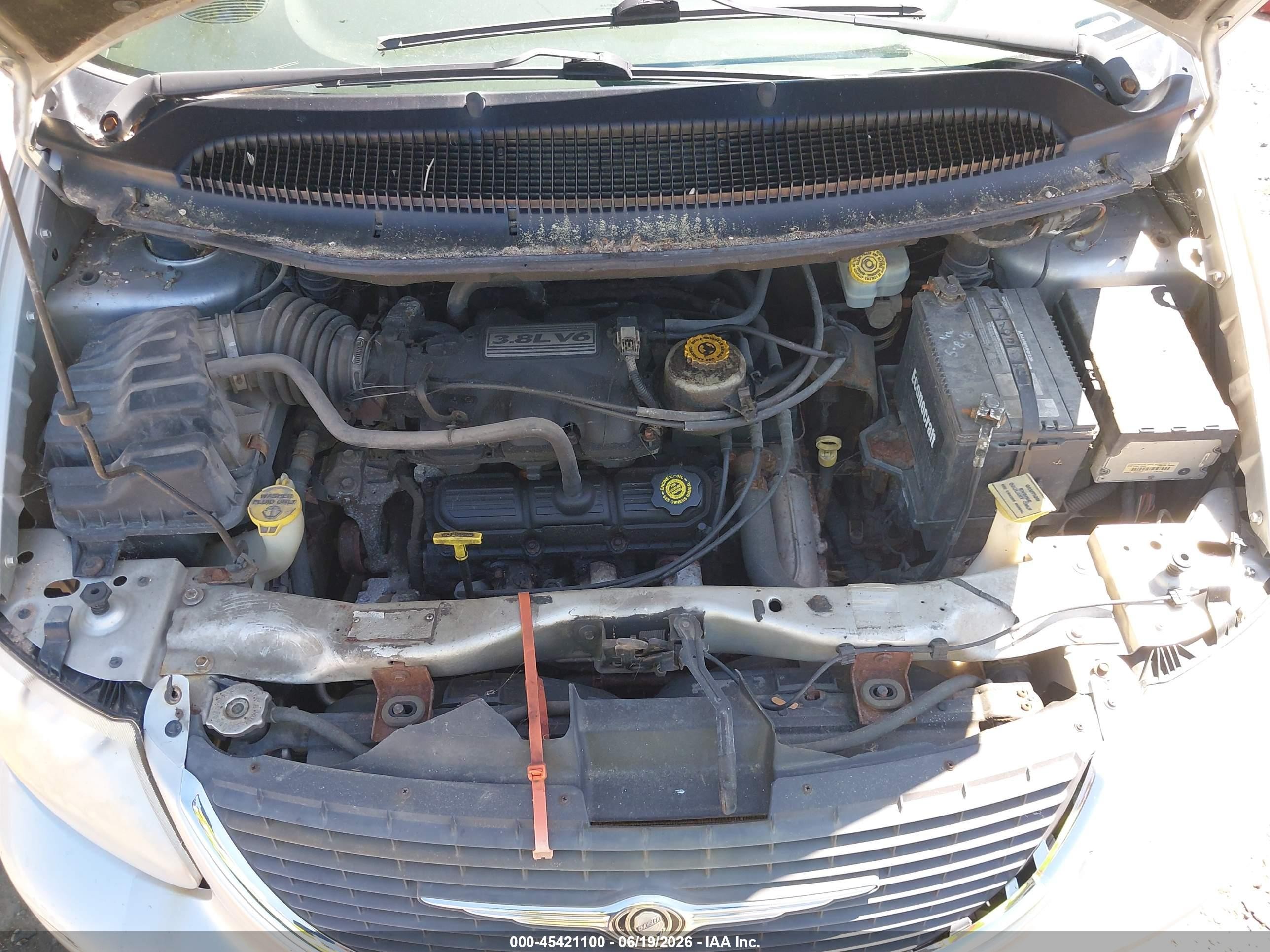 2004 Chrysler Town & Country Touring Серебряный vin: 2C4GP54L94R528823
