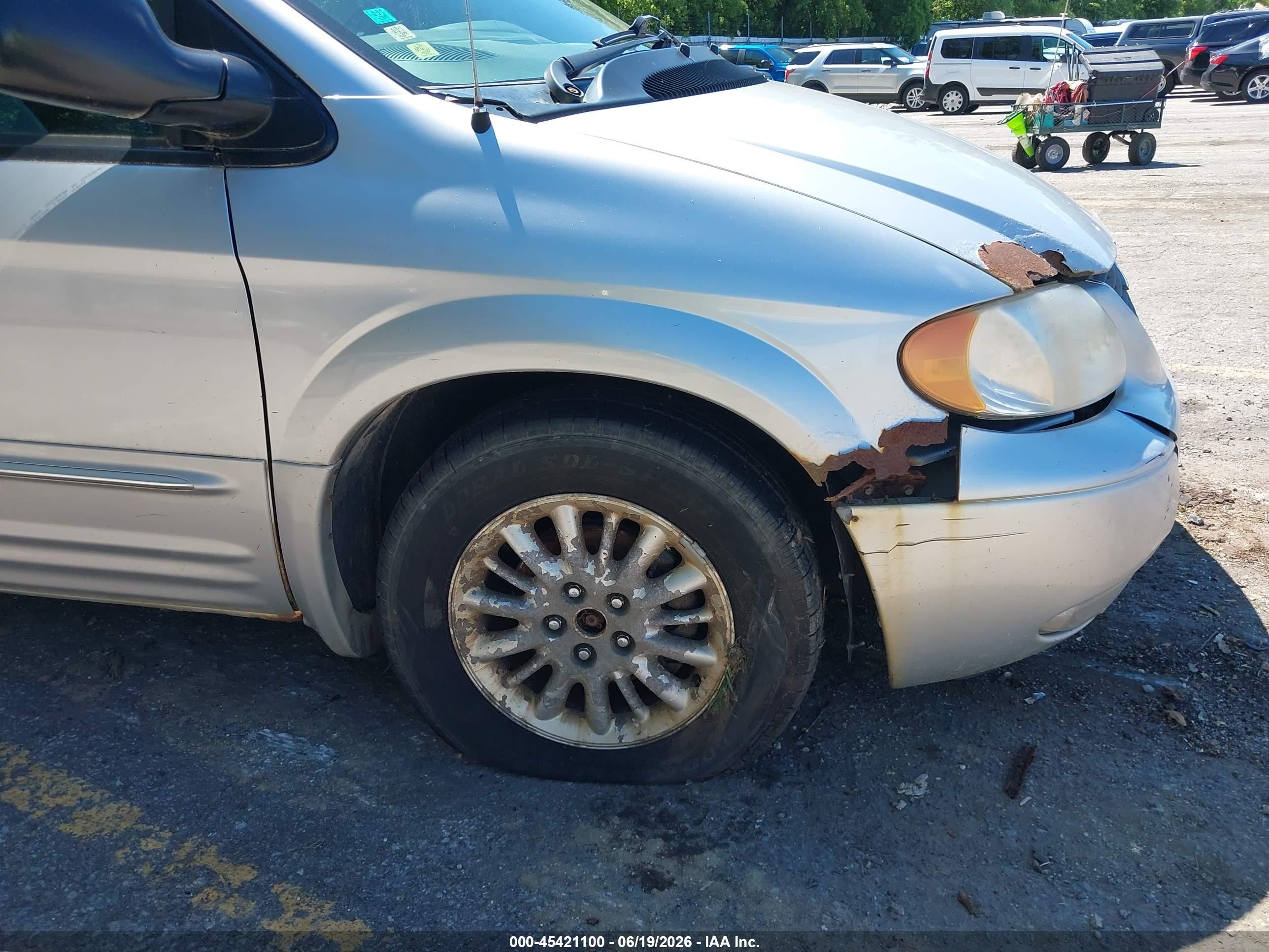 2004 Chrysler Town & Country Touring Серебряный vin: 2C4GP54L94R528823