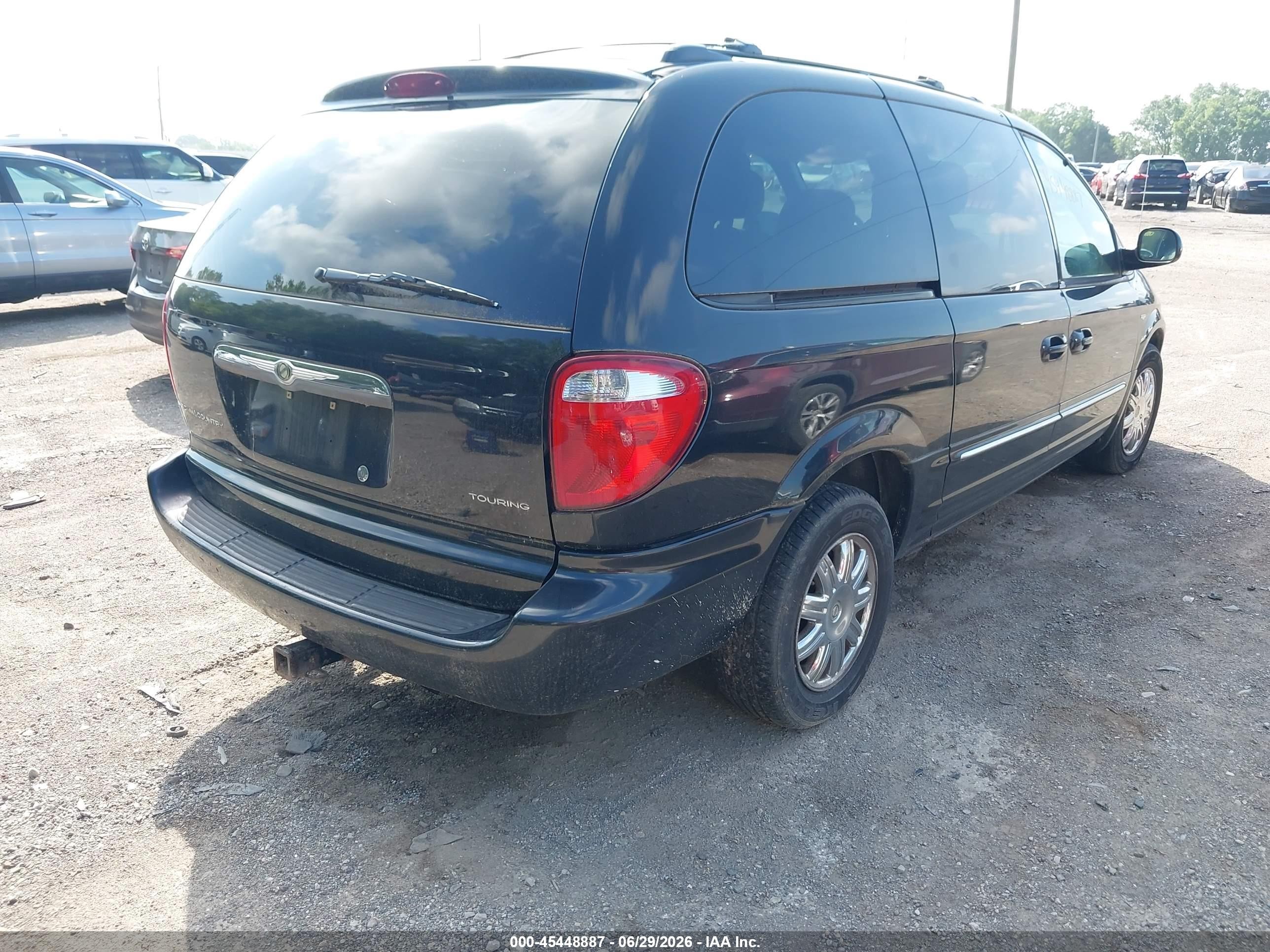 2004 Chrysler Town & Country Touring Black vin: 2C4GP54L94R571574