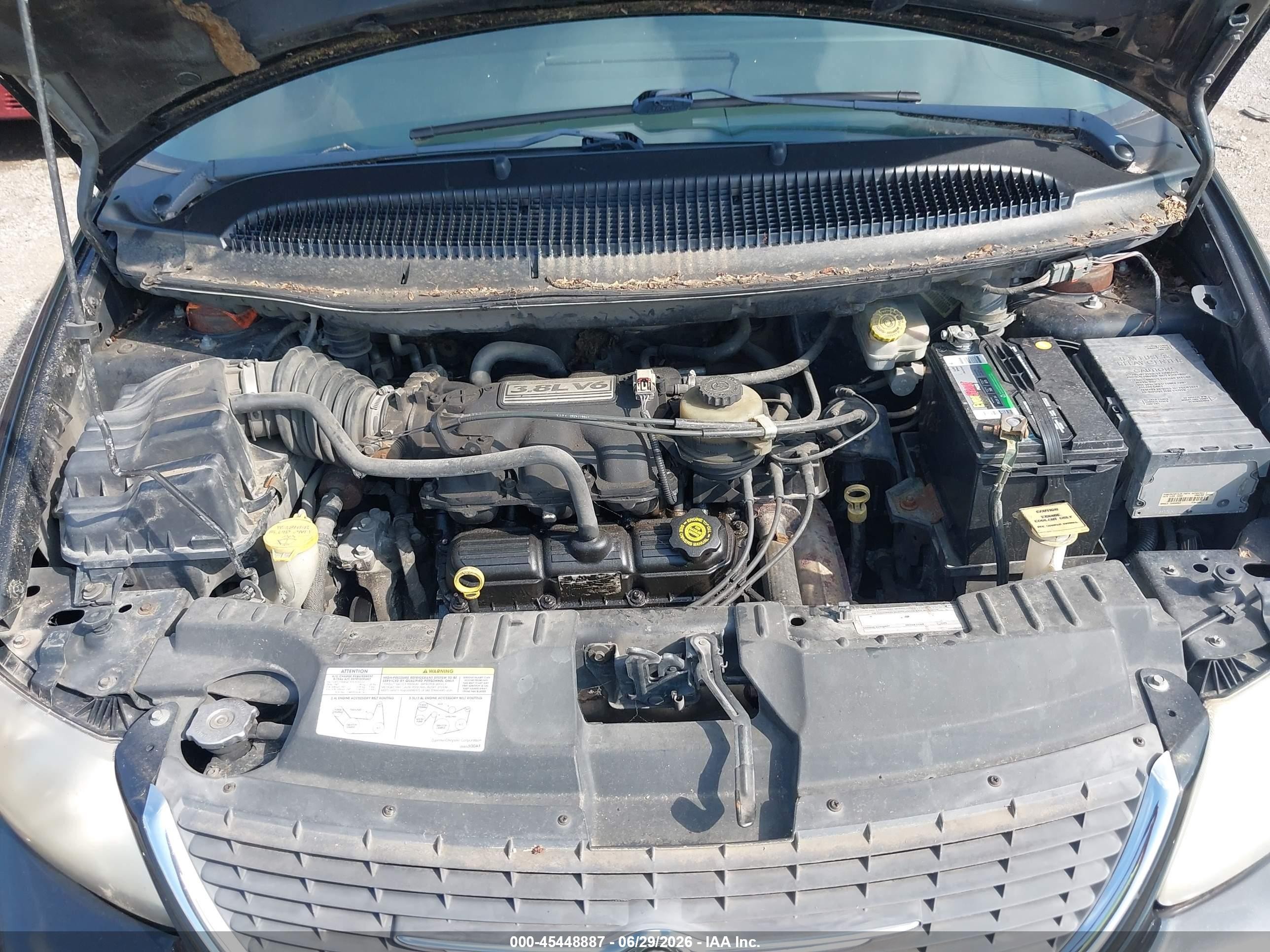 2004 Chrysler Town & Country Touring Black vin: 2C4GP54L94R571574