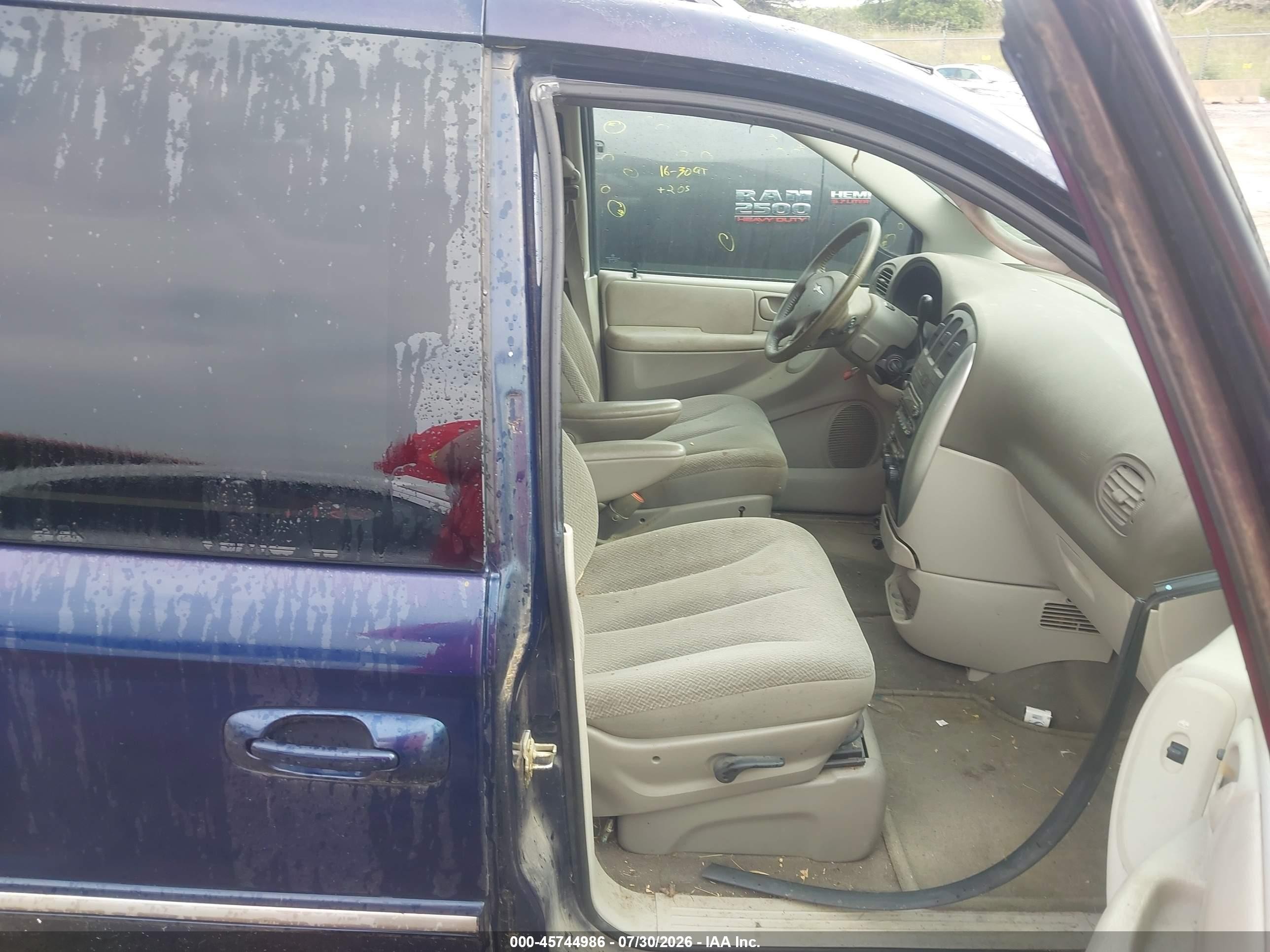 2005 Chrysler Town & Country Touring Blue vin: 2C4GP54L95R315517