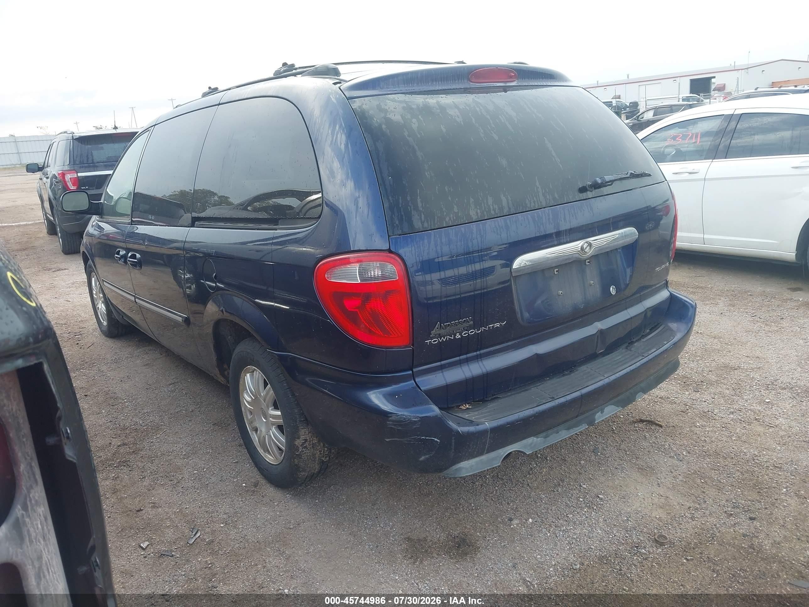 2005 Chrysler Town & Country Touring Blue vin: 2C4GP54L95R315517