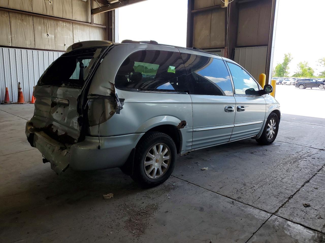2002 Chrysler Town & Country Lxi Blue vin: 2C4GP54LX2R519917