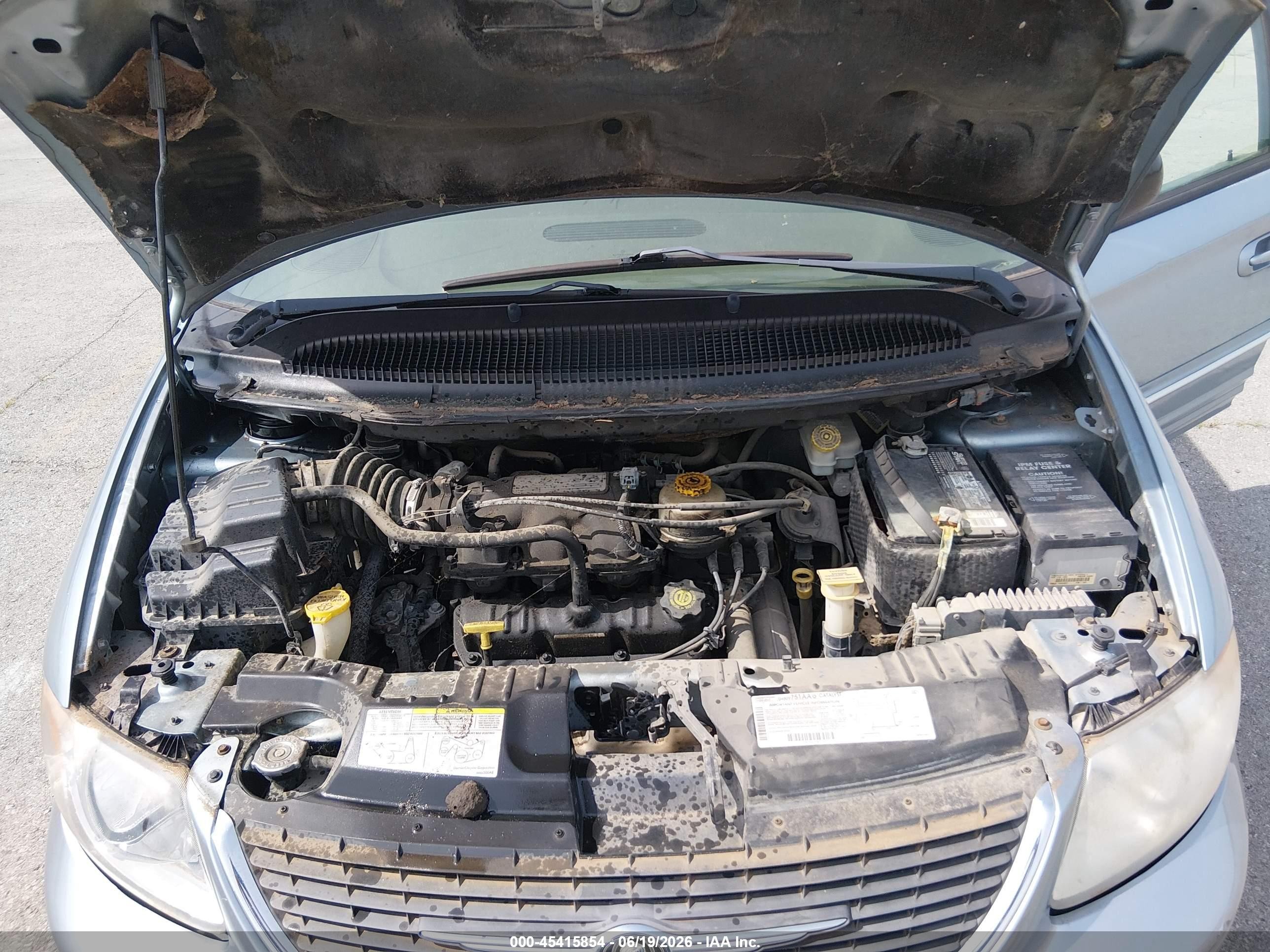 2003 Chrysler Town & Country Lxi Синий vin: 2C4GP54LX3R225113