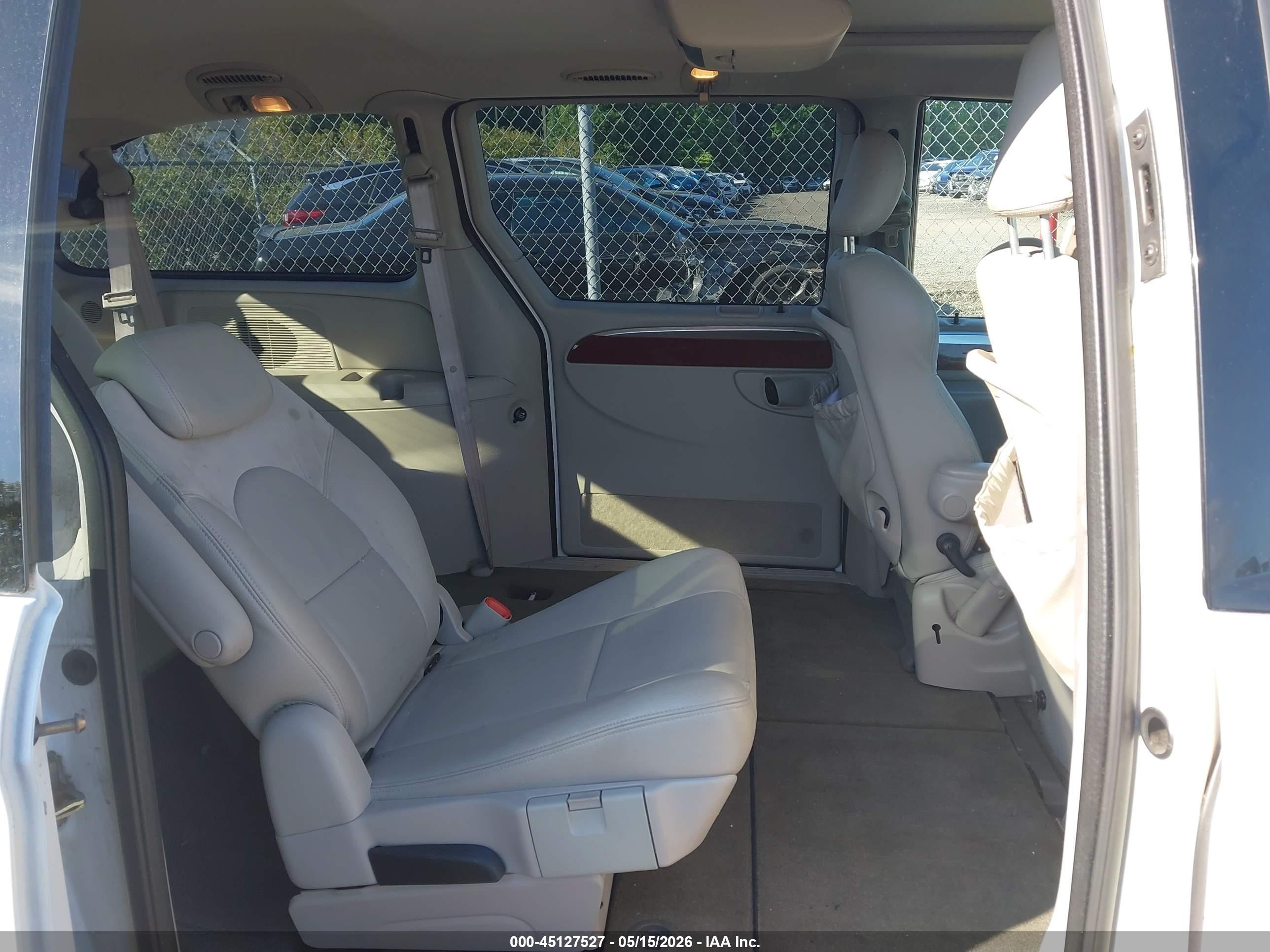 2005 Chrysler Town & Country Limited White vin: 2C4GP64L15R222576