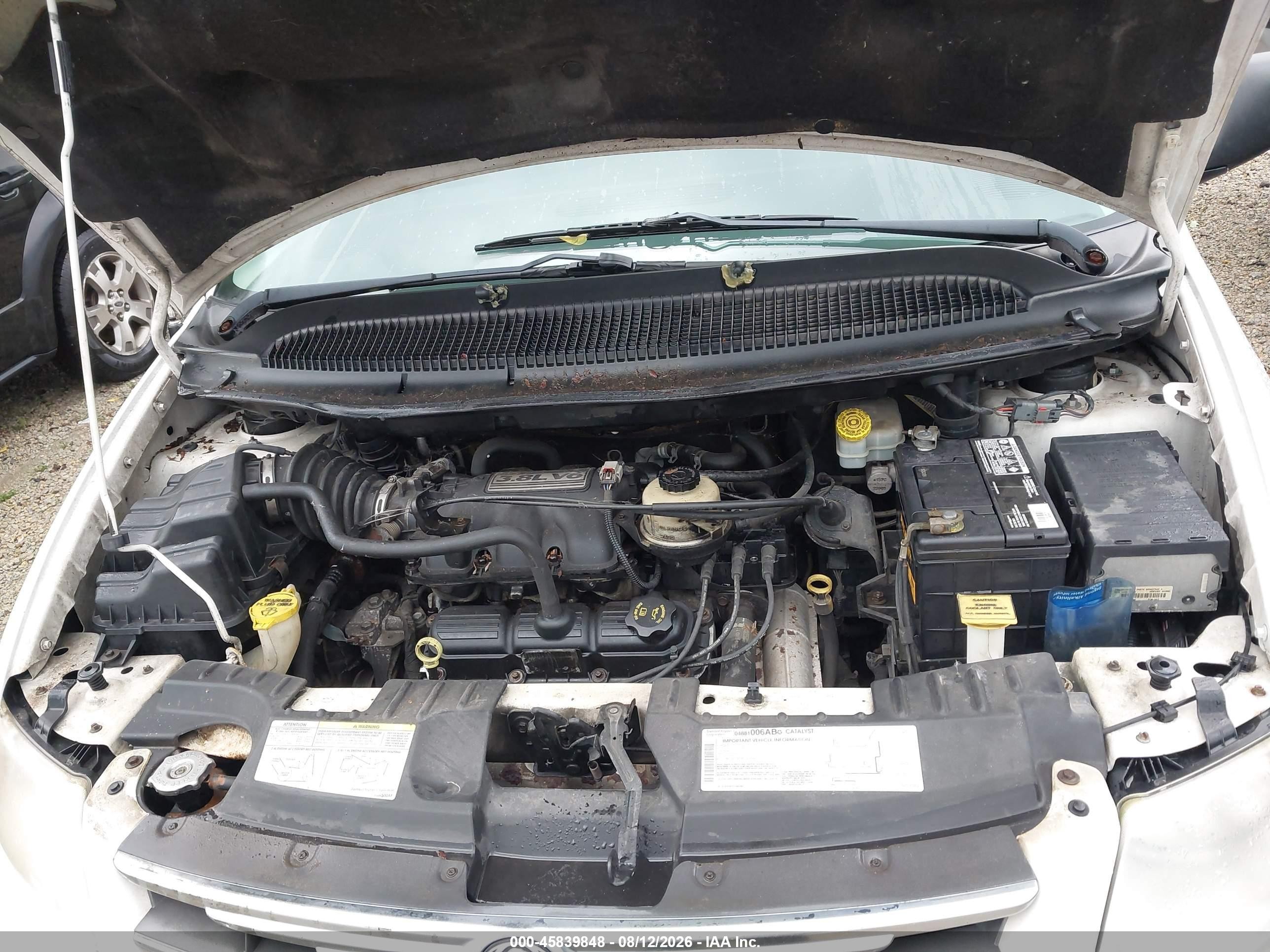 2005 Chrysler Town & Country Limited Белый vin: 2C4GP64L55R218515