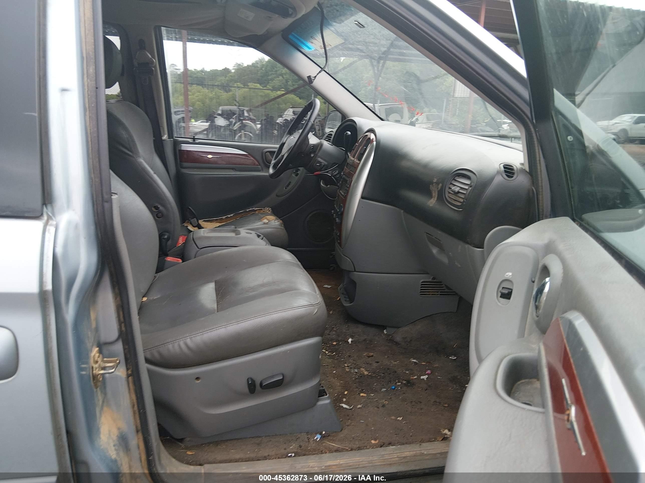 2005 Chrysler Town & Country Limited Blue vin: 2C4GP64L55R349749