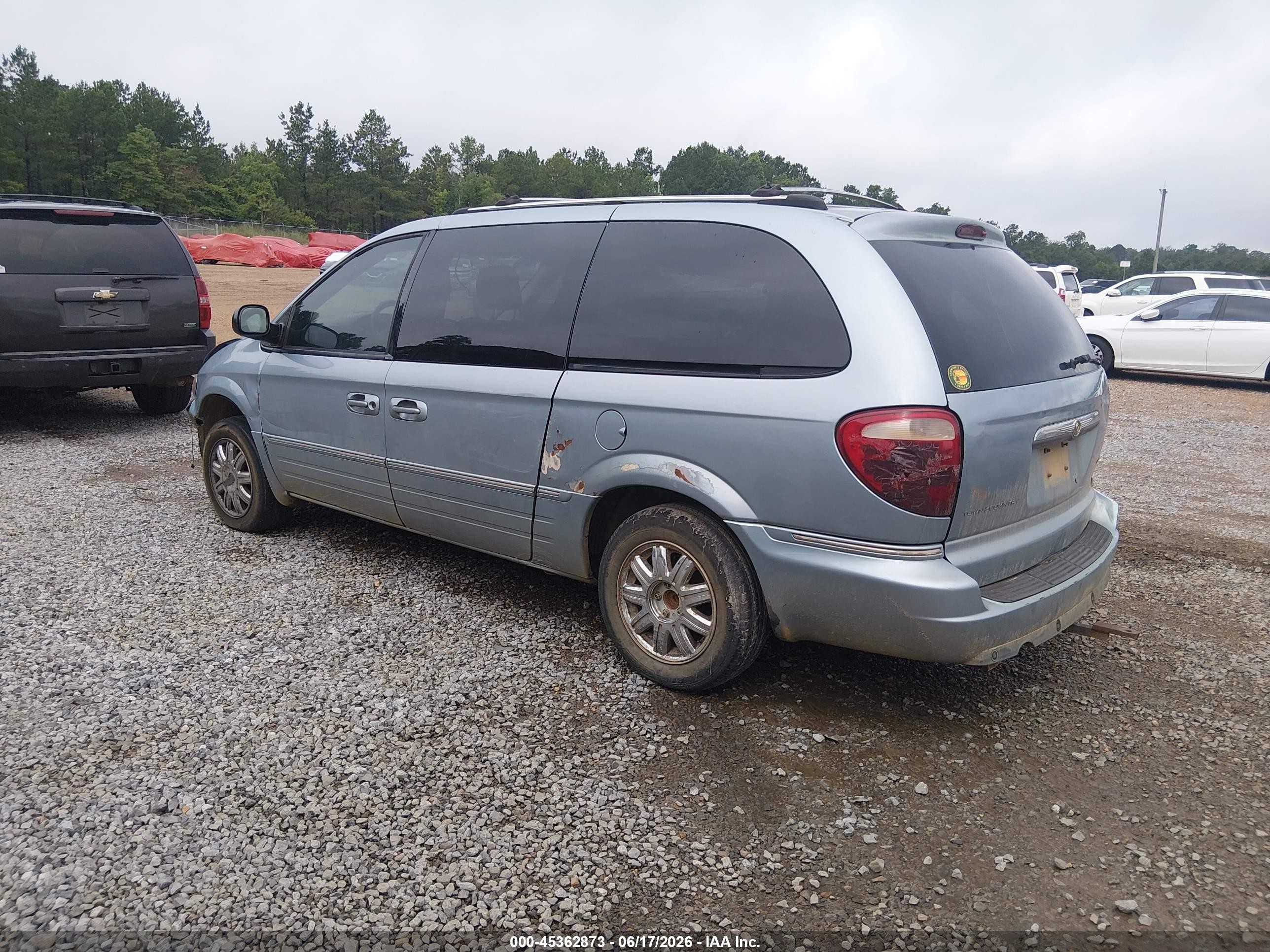 2005 Chrysler Town & Country Limited Blue vin: 2C4GP64L55R349749