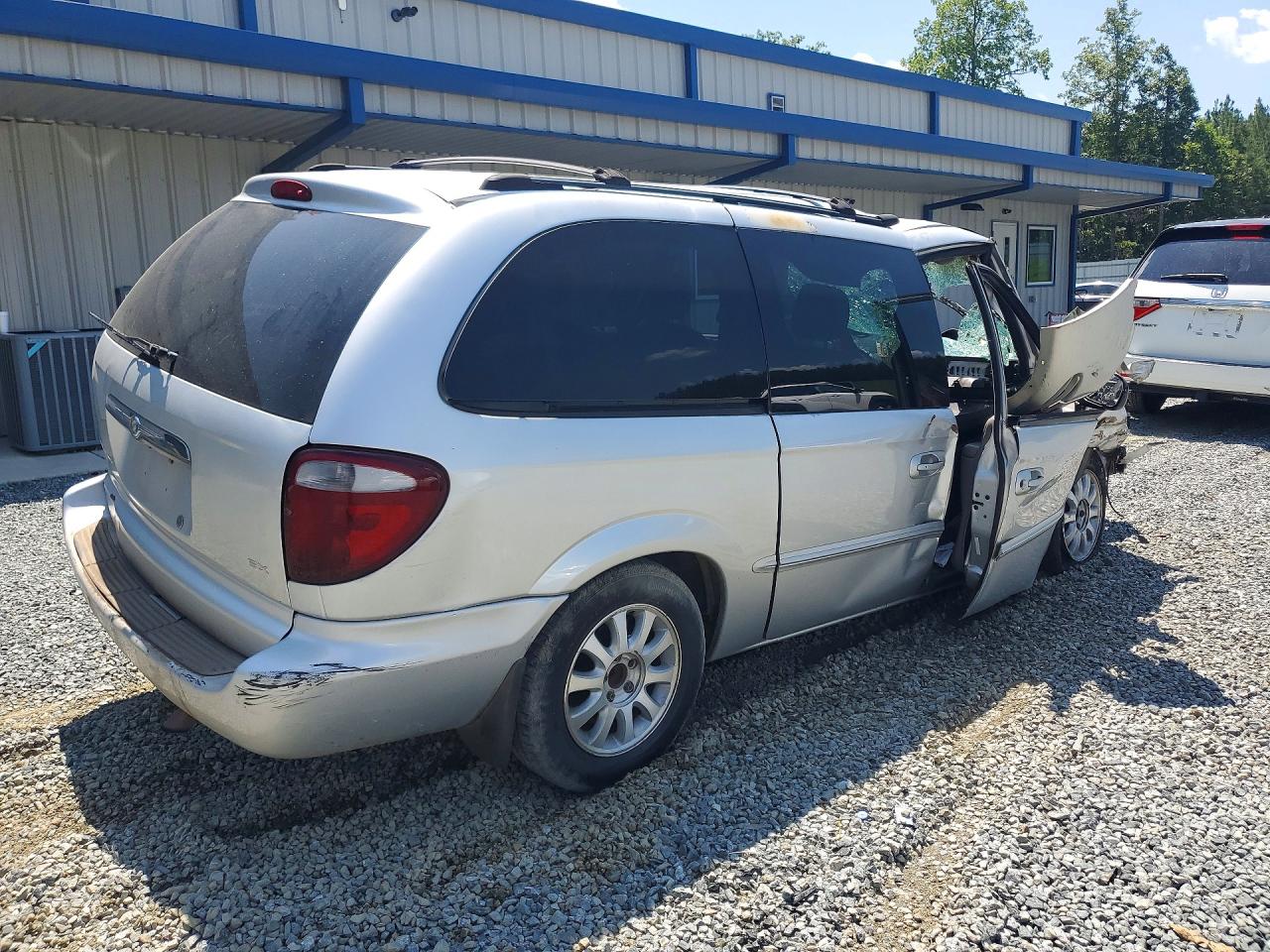 2002 Chrysler Town & Country Ex Gray vin: 2C4GP74L22R594459