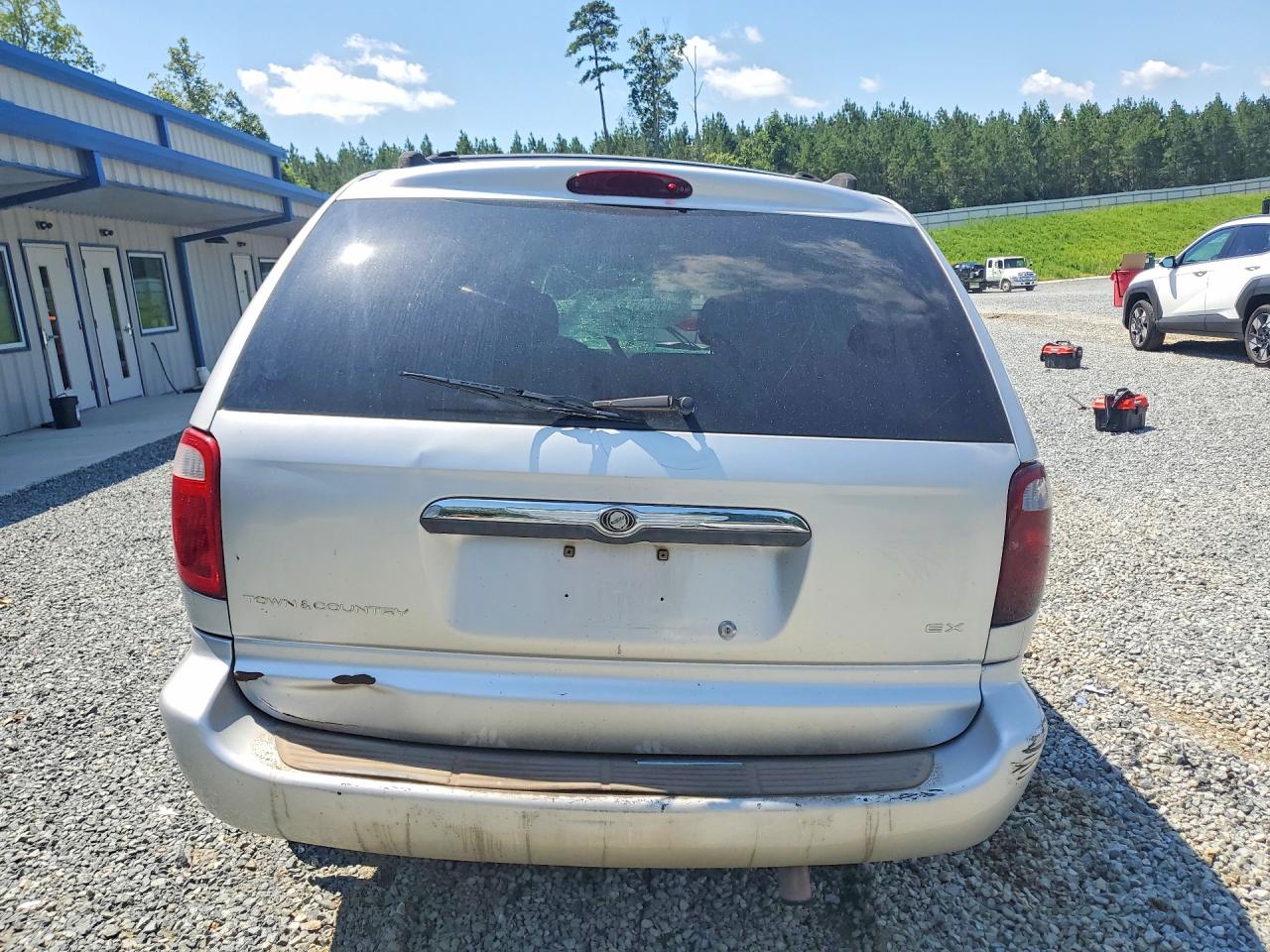 2002 Chrysler Town & Country Ex Gray vin: 2C4GP74L22R594459