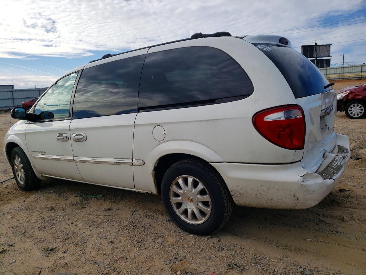 2001 Chrysler Town & Country Ex White vin: 2C4GP74L31R381874